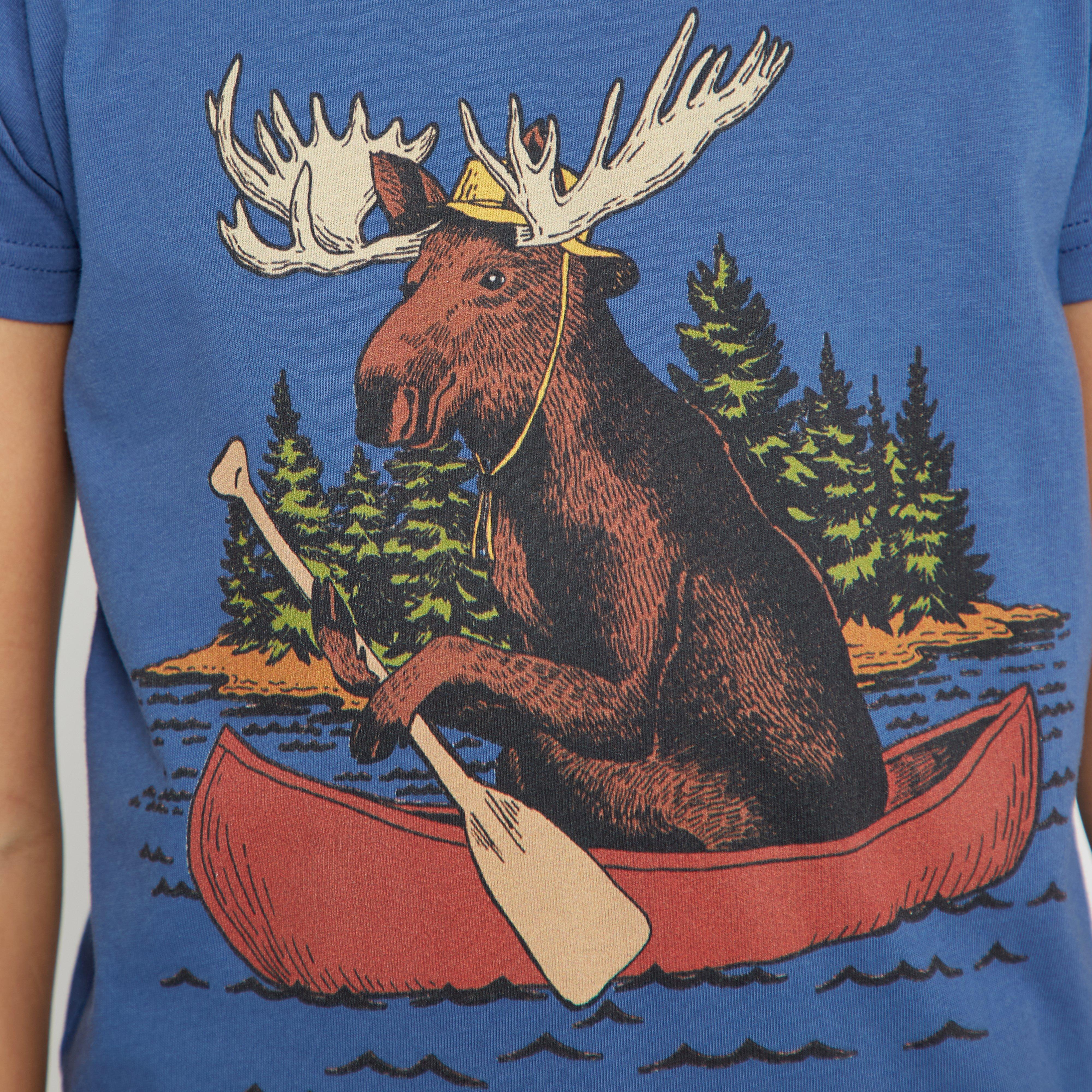 Kids' Boat Moose T-Shirt