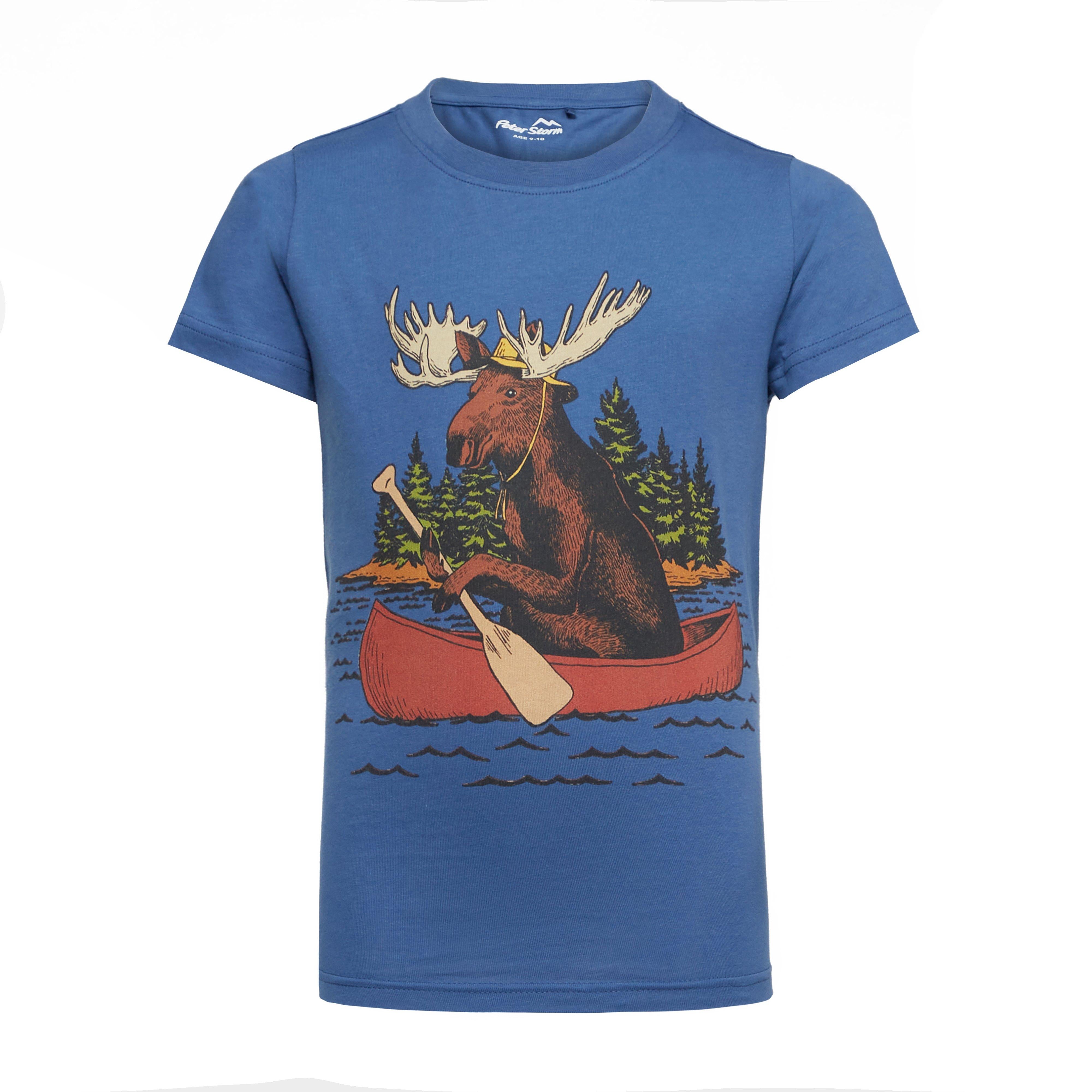 Kids' Boat Moose T-Shirt
