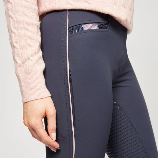Ladies Cecile Breeches Navy