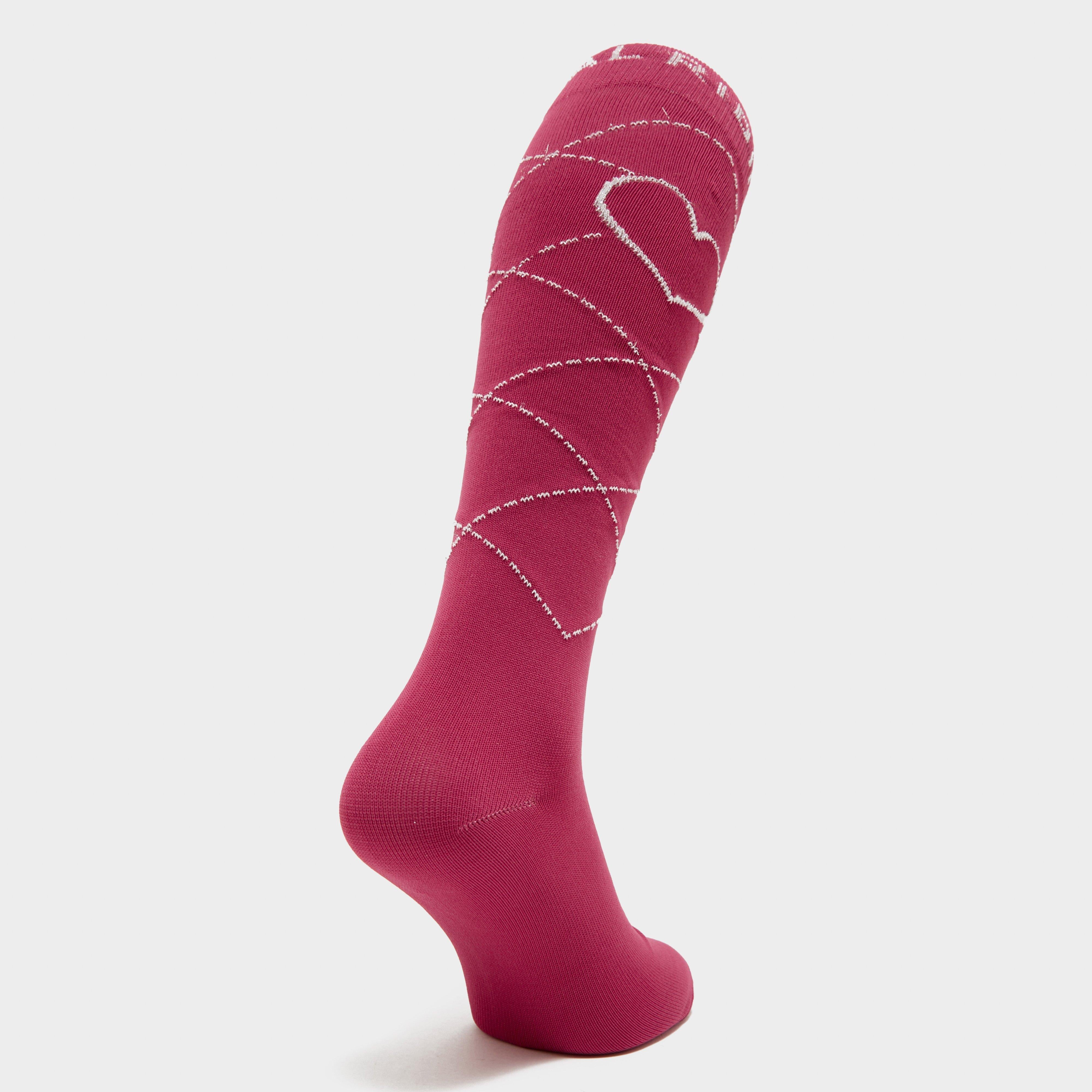 Ladies Heart Long Socks