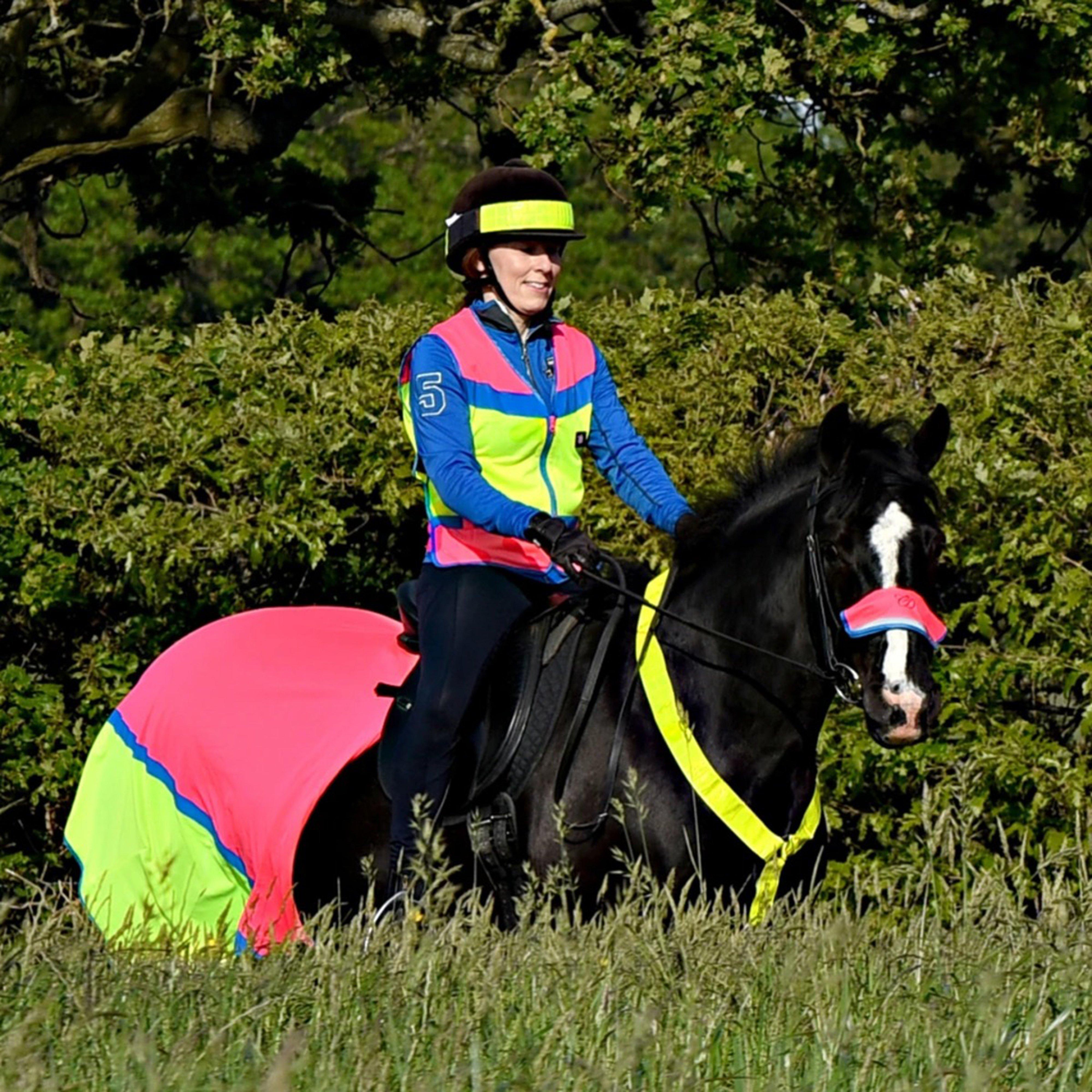 Charlotte Dujardin Multi-Coloured Waistcoat Pink/Yellow