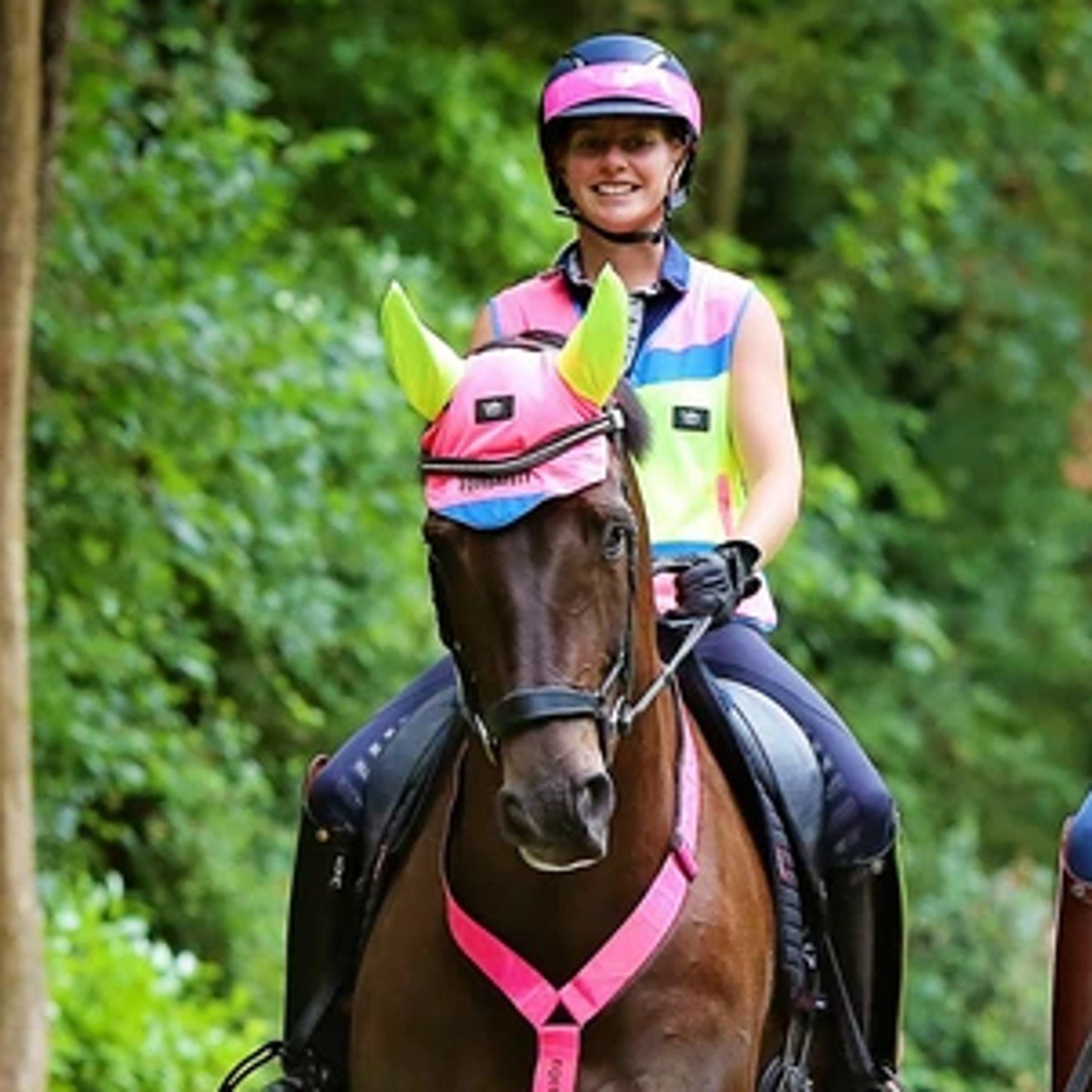 Charlotte Dujardin Multi-Coloured Waistcoat Pink/Yellow