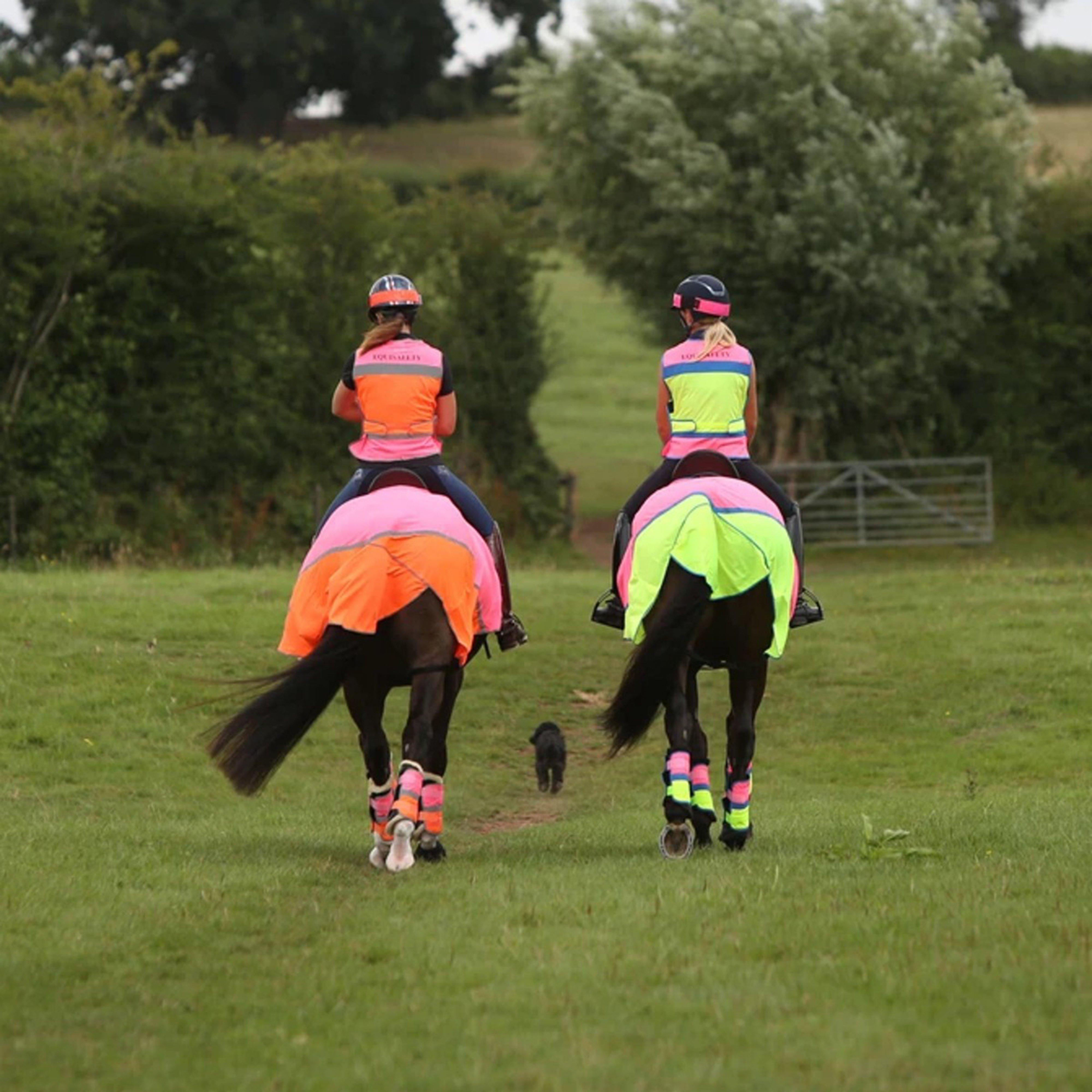 Charlotte Dujardin Multi-Coloured Waistcoat Pink/Yellow