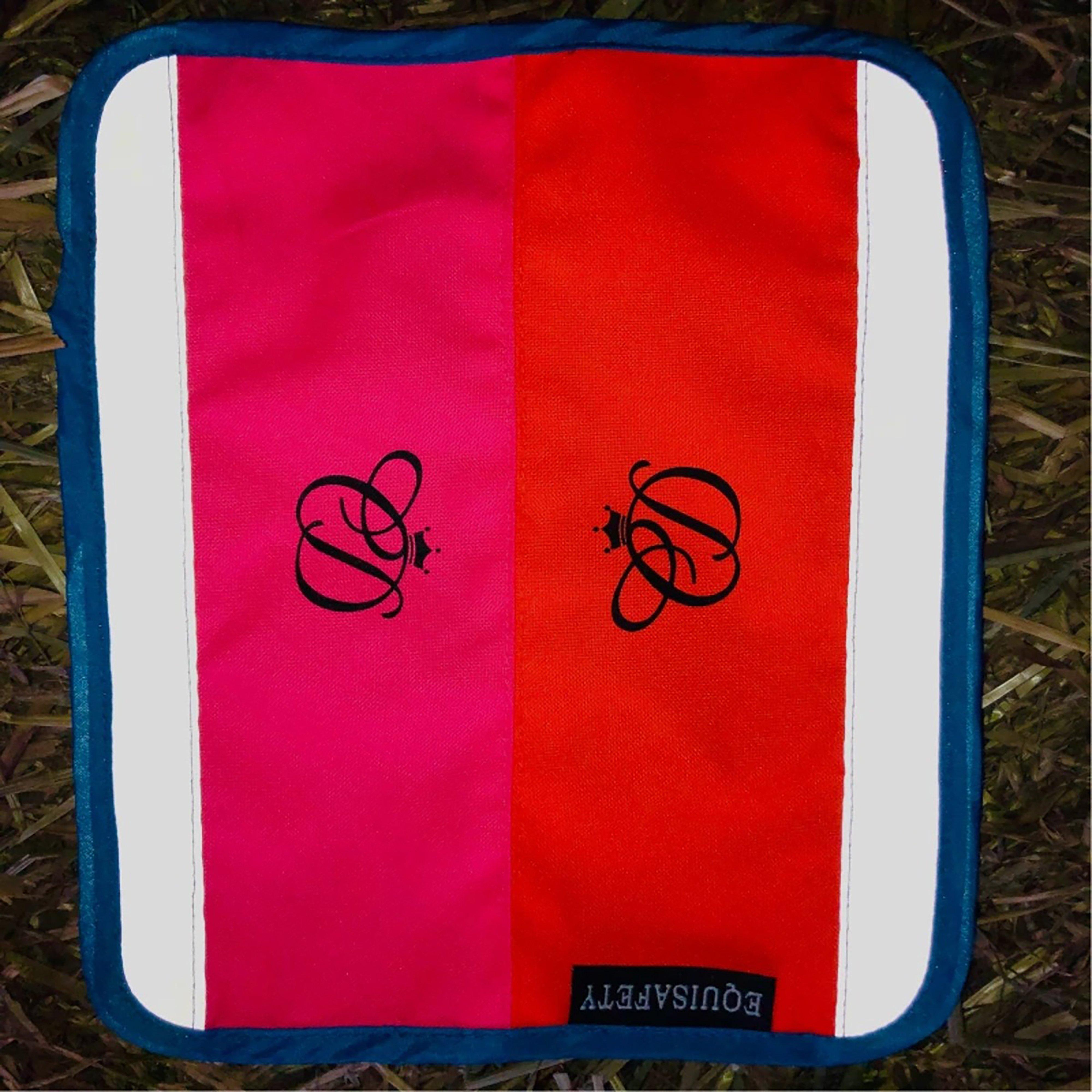 Charlotte Dujardin Multi-Coloured Nose Band Pink/Orange