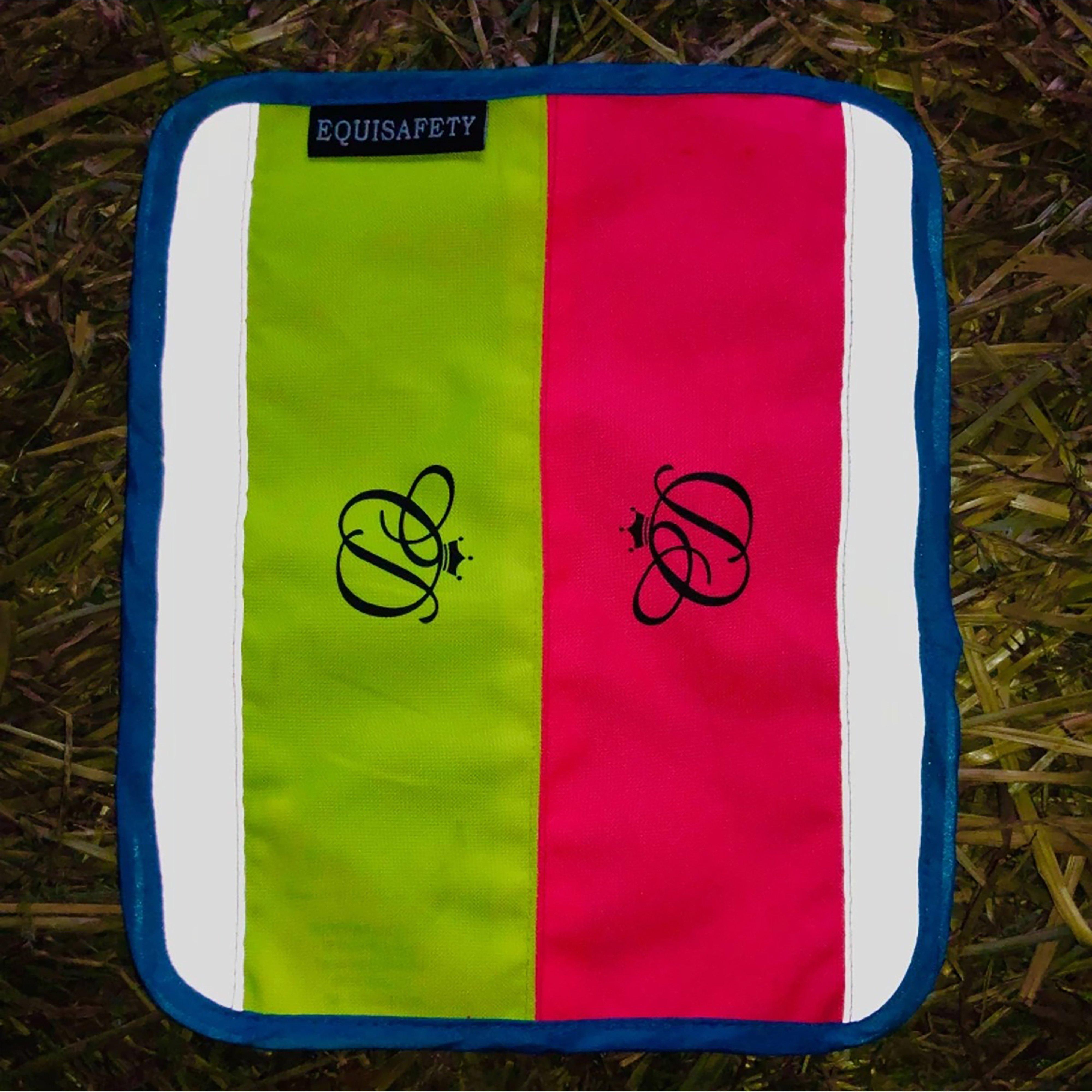 Charlotte Dujardin Multi-Coloured Nose Band Pink/Yellow