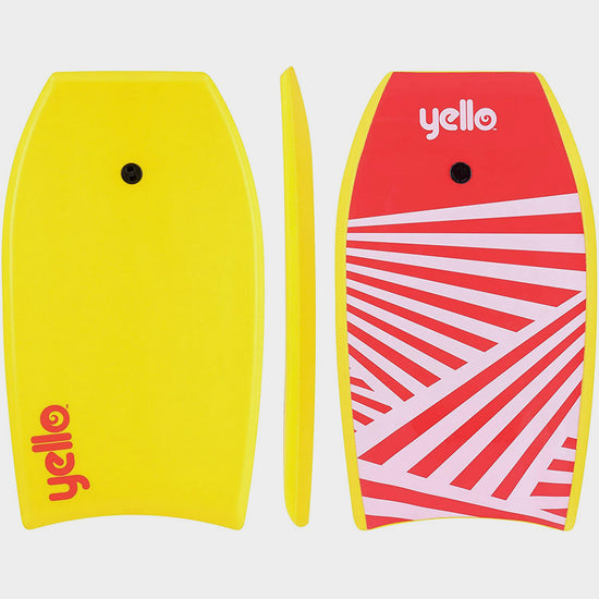 Yello 33” Slick Zig Zag Bodyboard