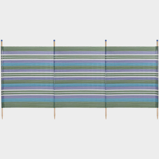 4 Pole Windbreak in Blue Stripe