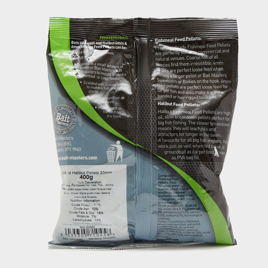 Halibut Pellet Pre-Drilled 20mm