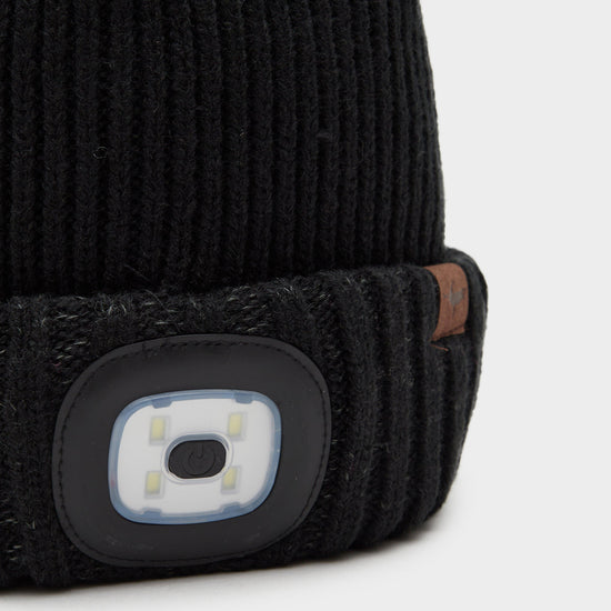 Waterproof Cold Weather LED Roll Cuff Beanie Hat