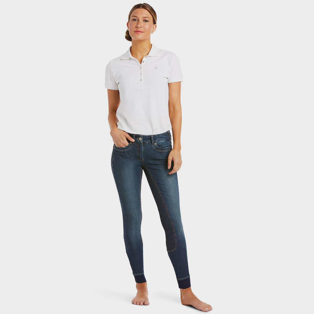 Womens Halo Denim Full Seat Breeches
