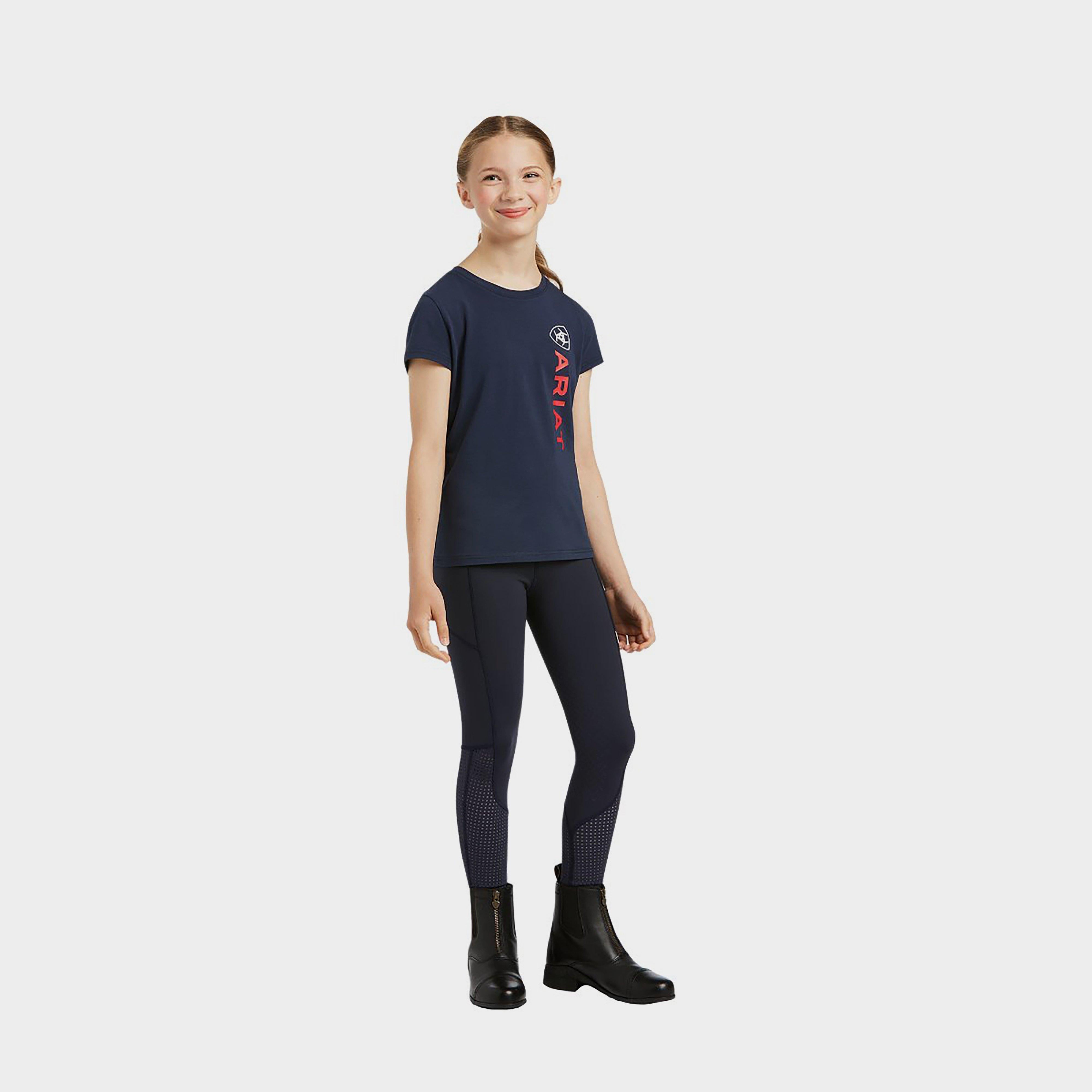 Kids’ Vertical Logo Short Sleeved Top