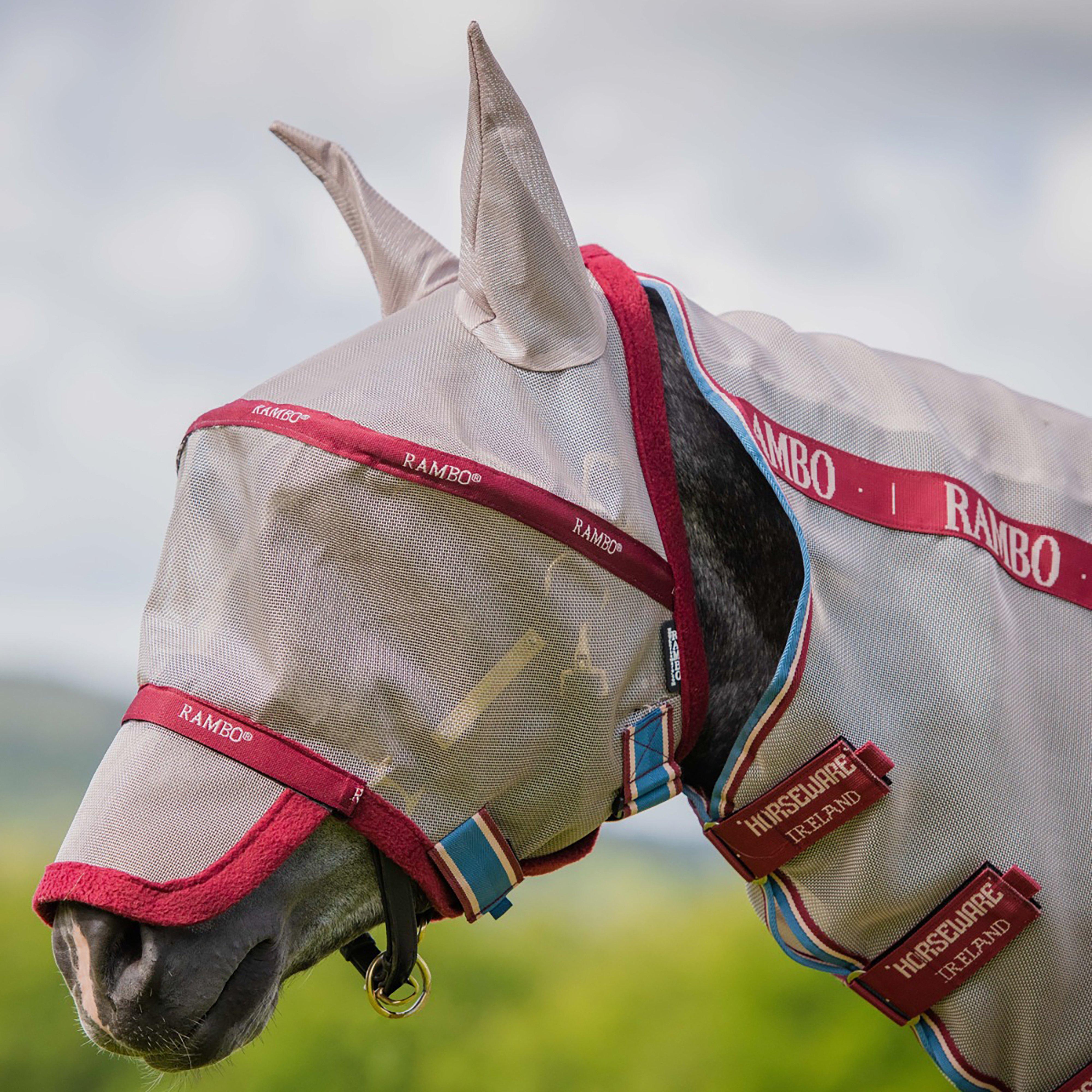 Rambo® Fly Mask Plus-Non Treated