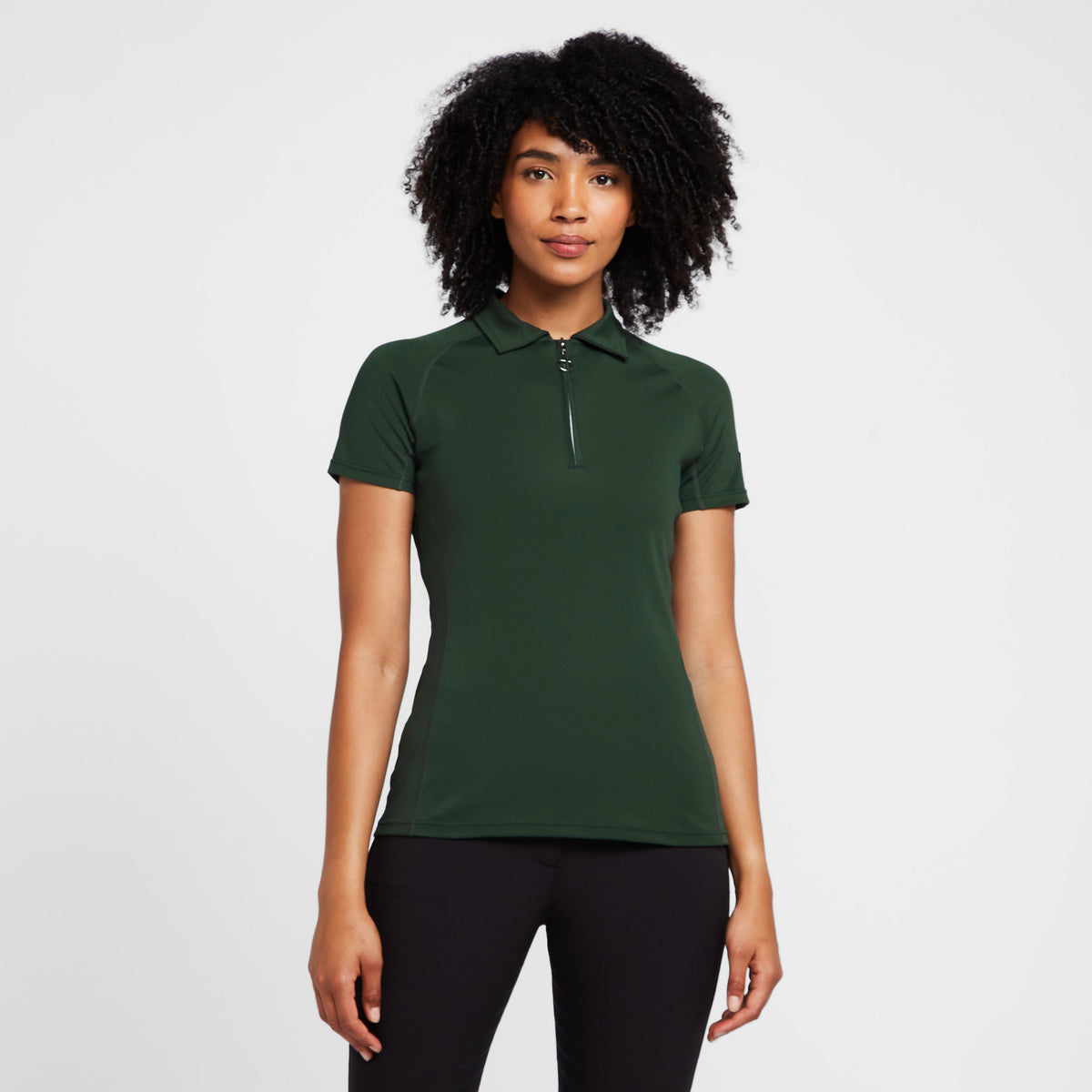 Womens Tiana Pique Short Sleeve Polo Shirt