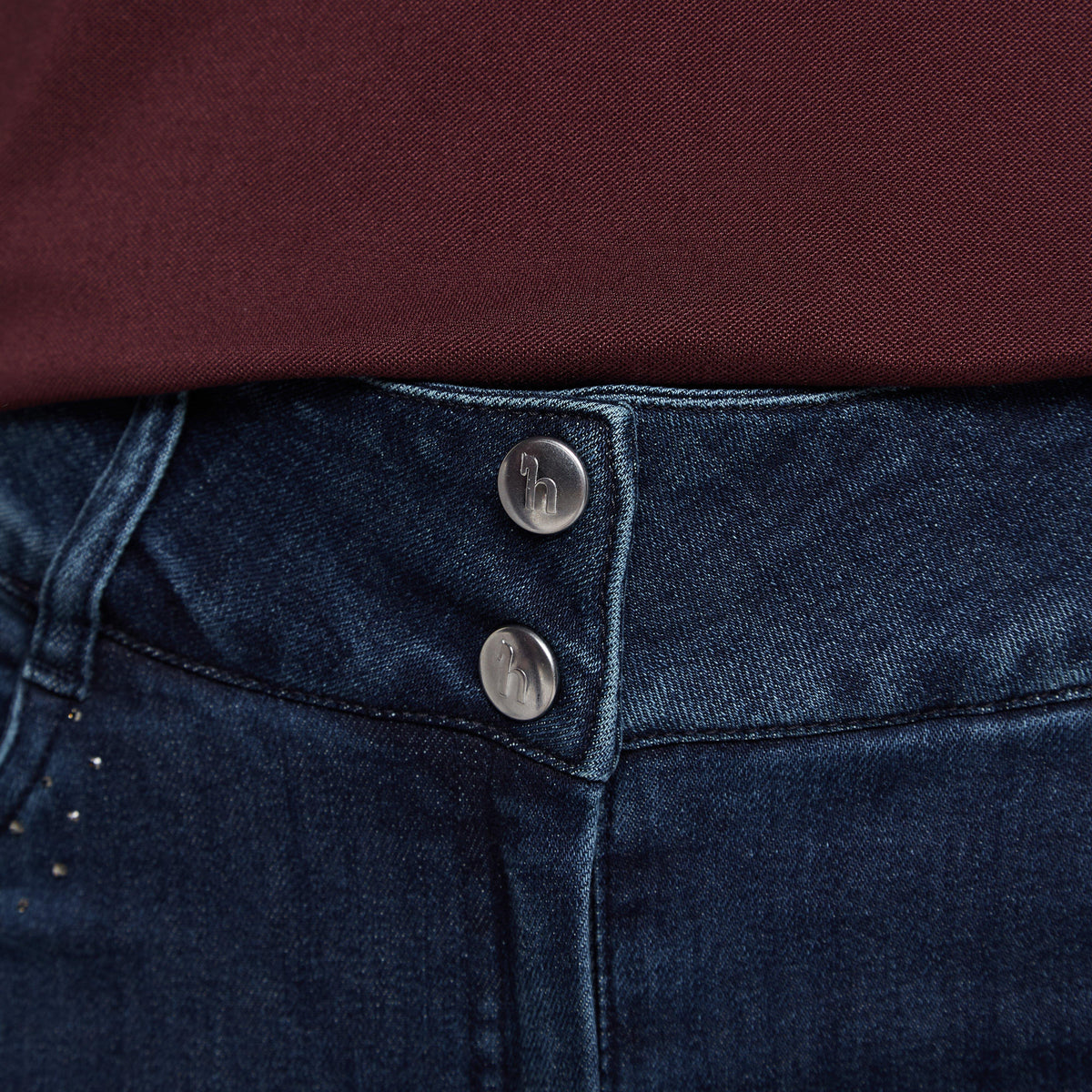Women’s Kaia Denim Silicone Full Seat Breeches