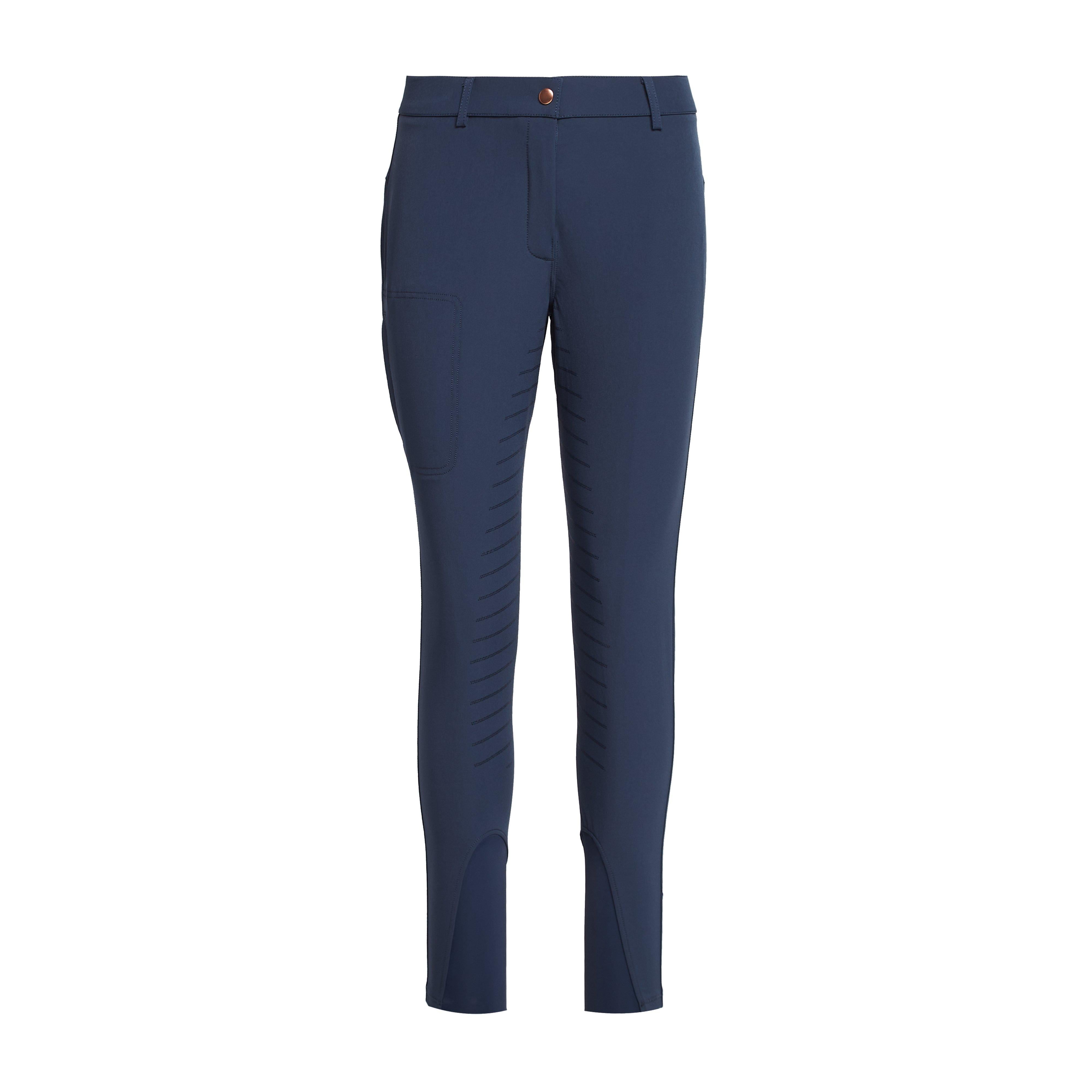 Womens Anna Silicone Full Seat Breeches Obscure Night Blue
