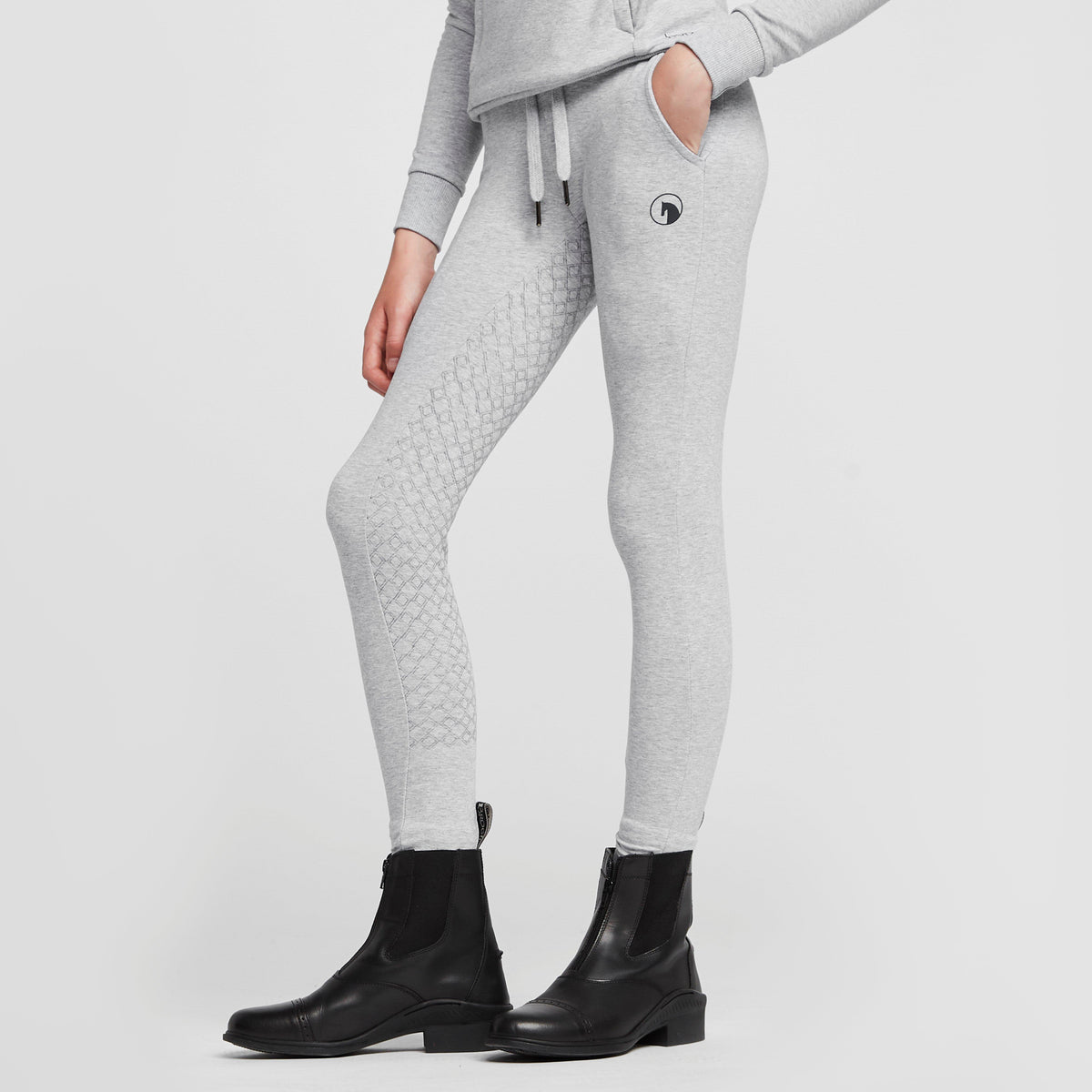 Kids' Organic Emmie Cotton Silicone Full Seat Riding Tights