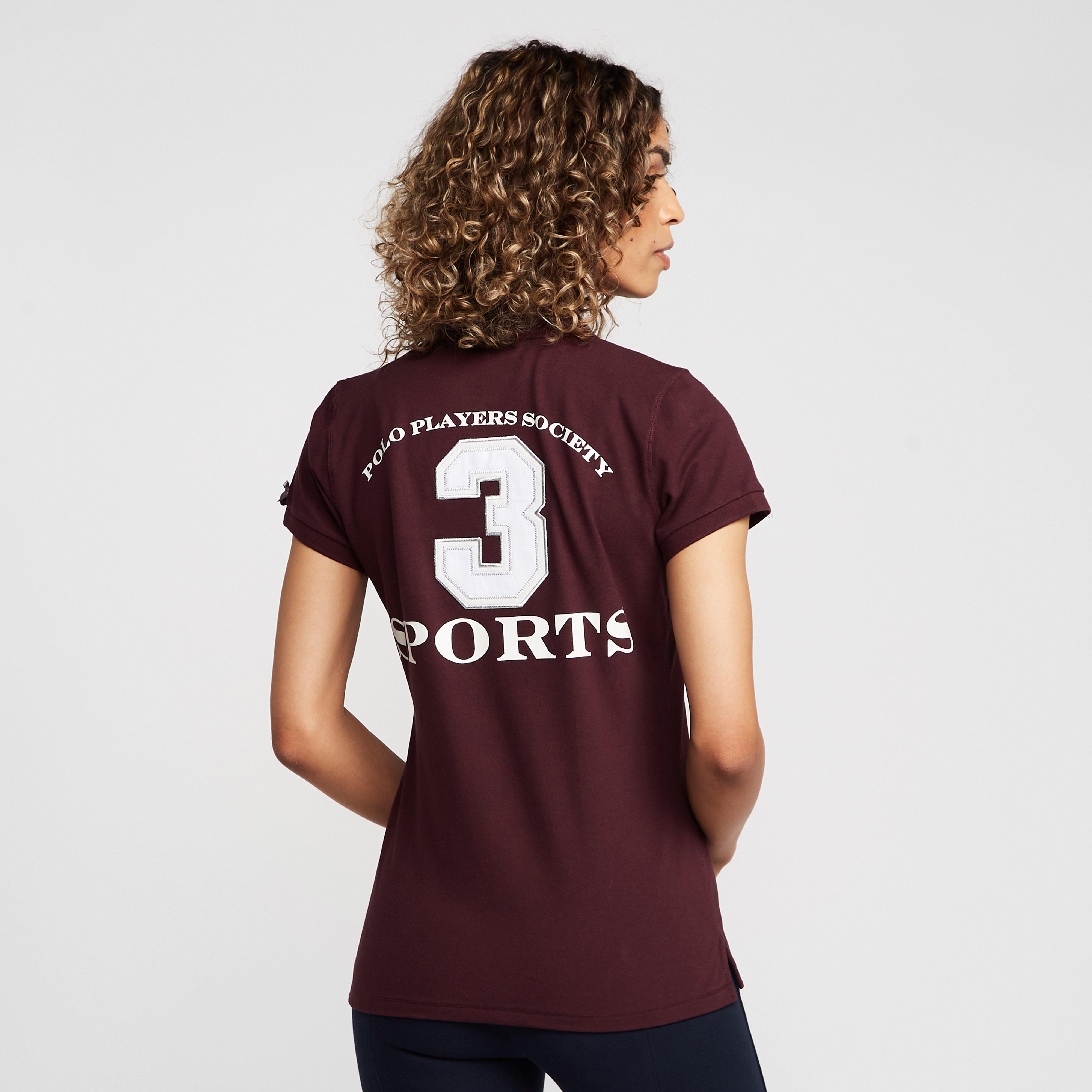 Ladies Favouritas EQ Polo Shirt Deep Berry Red