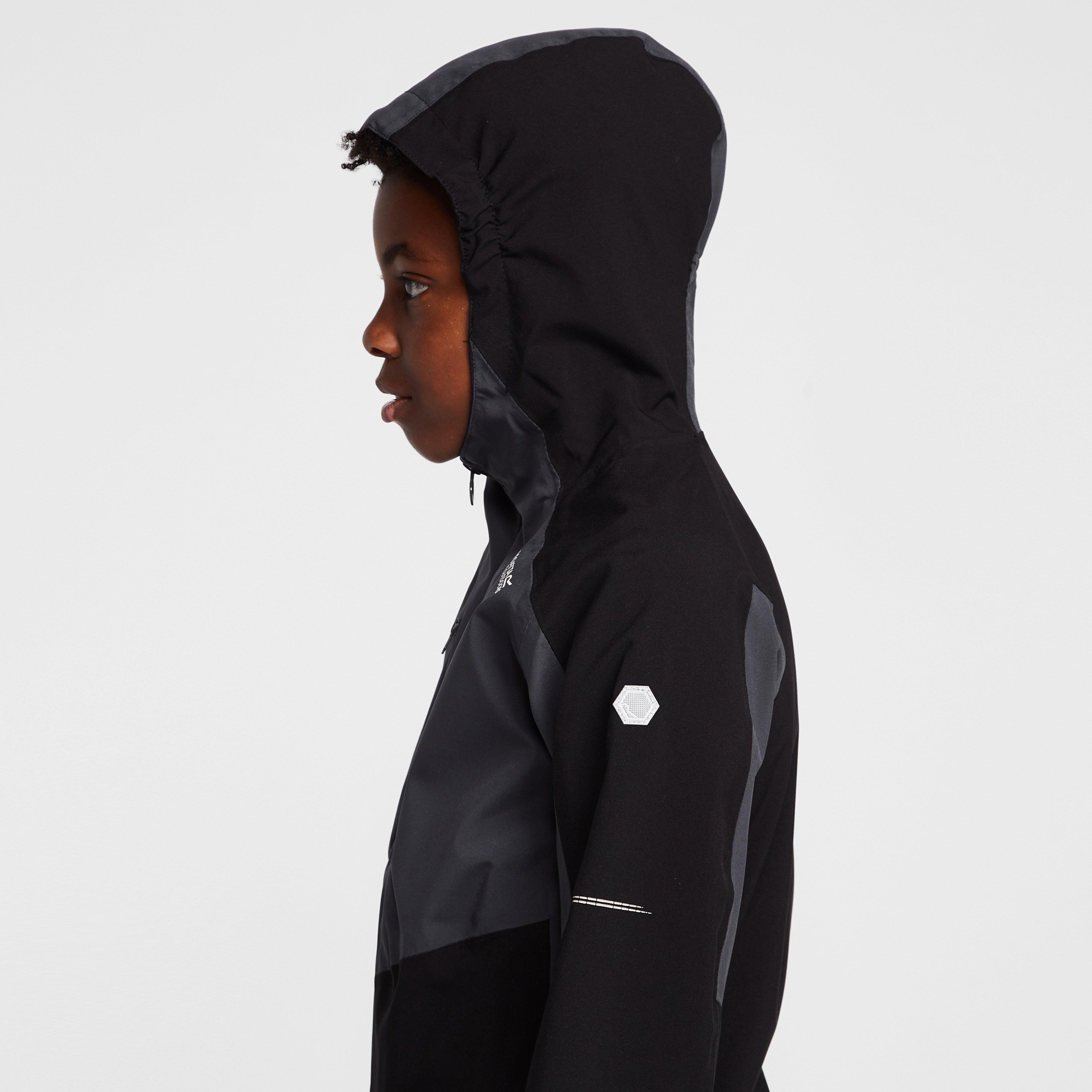 Kids' Highton III Waterproof Jacket Black/India Grey