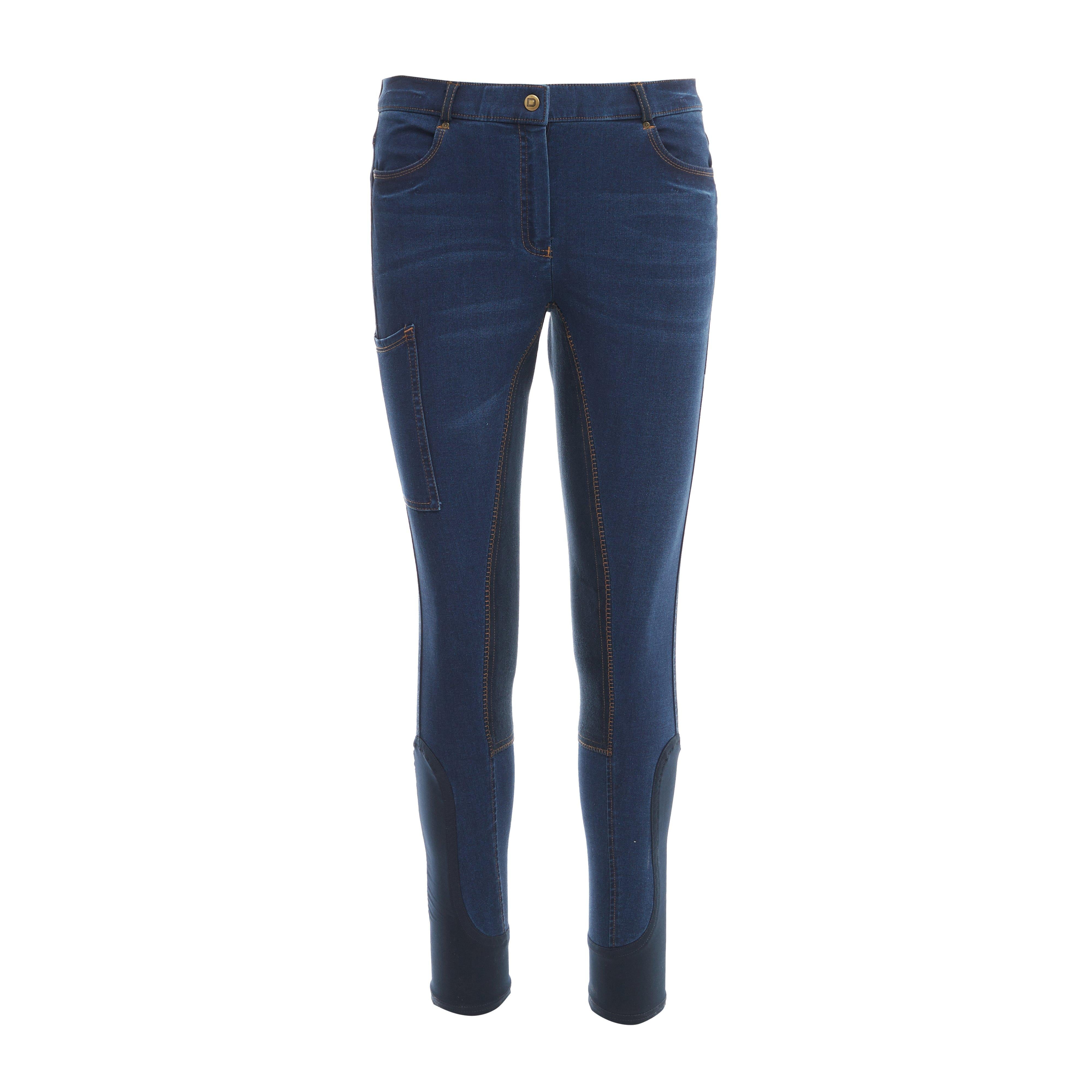 Women's Supa-Fit Zip Up Knee Patch Jodhpurs