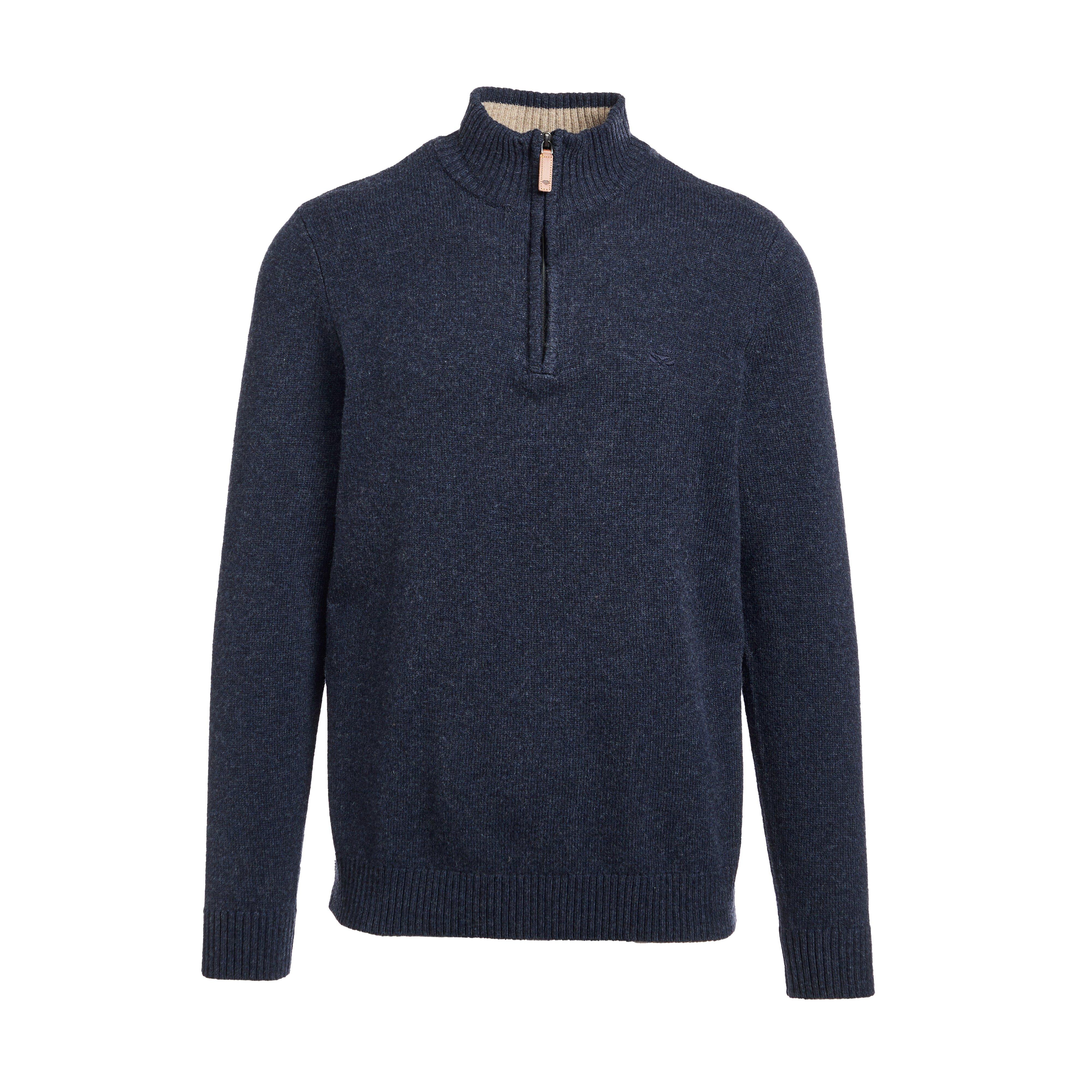 Men's Lothian 1/4 Zip Pullover Indigo