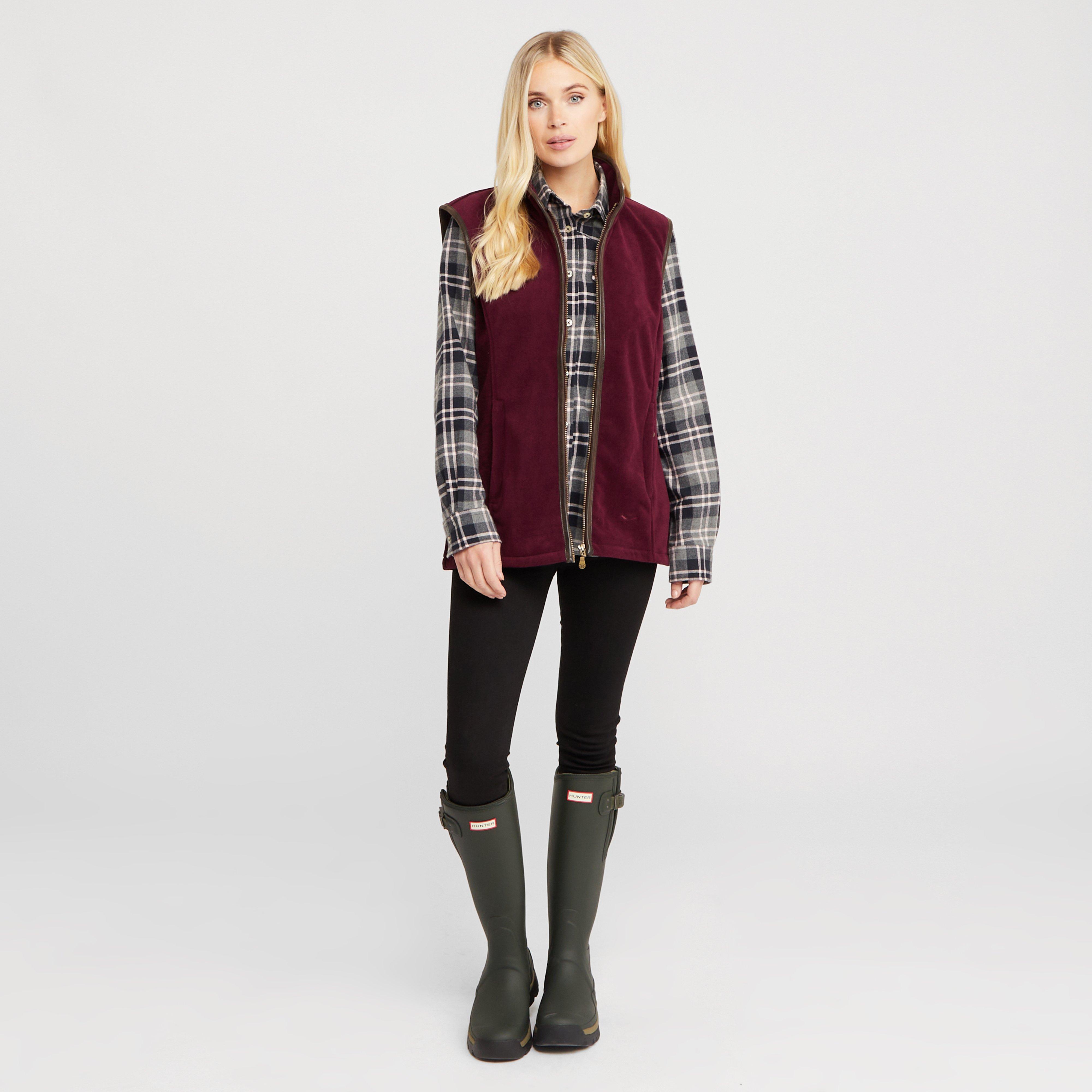 Womens Stenton Fleece Gilet Merlot