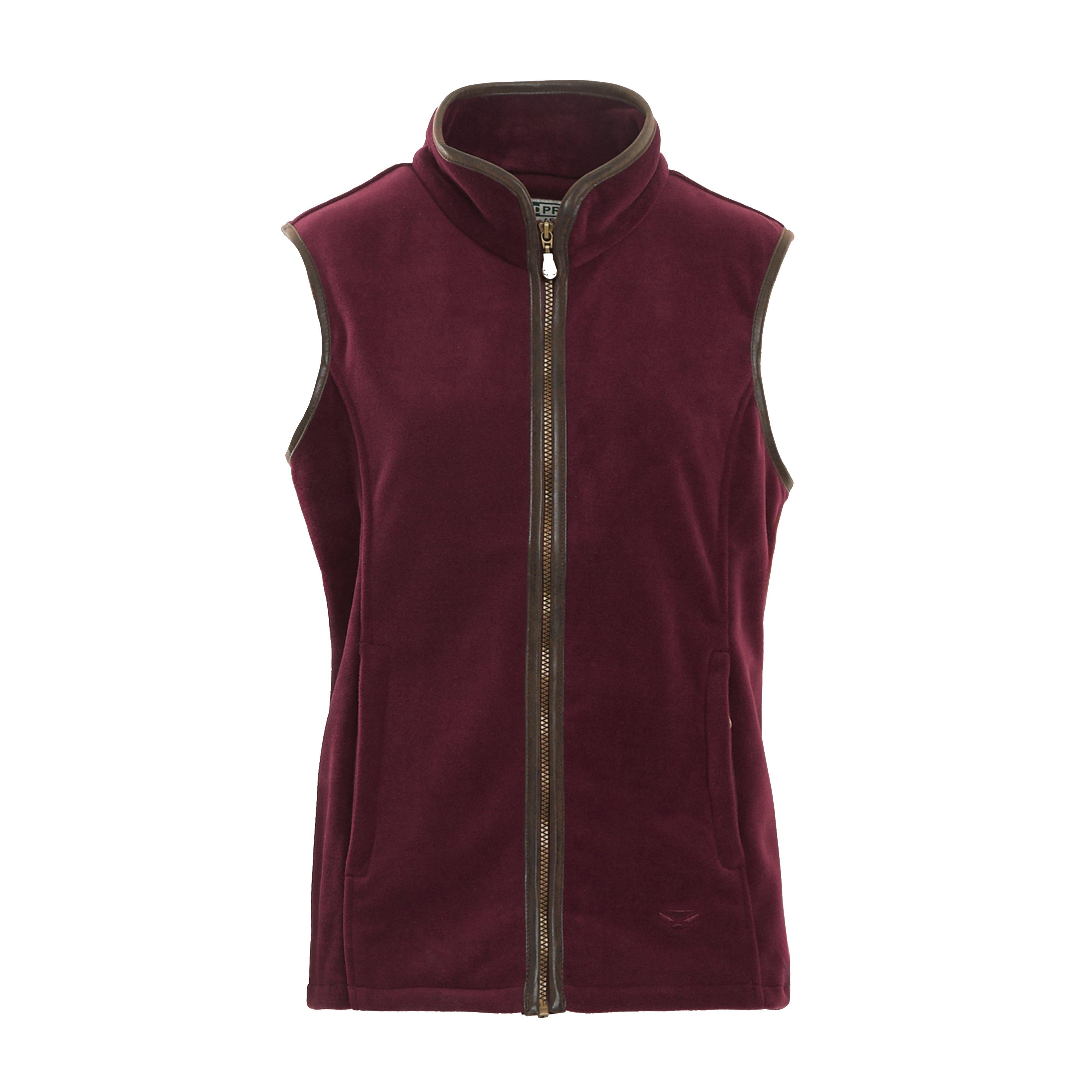 Womens Stenton Fleece Gilet Merlot