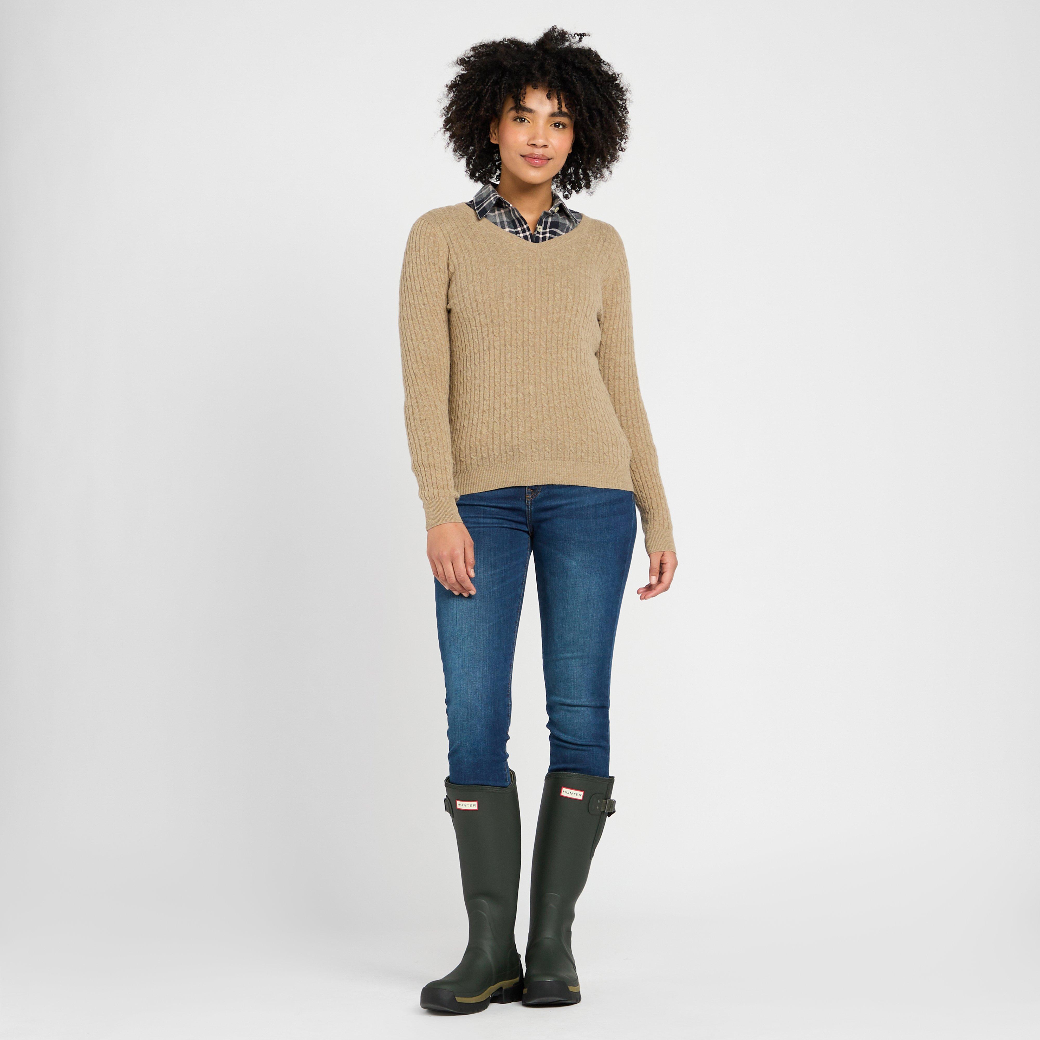 Women’s Lauder Cable Pullover Camel