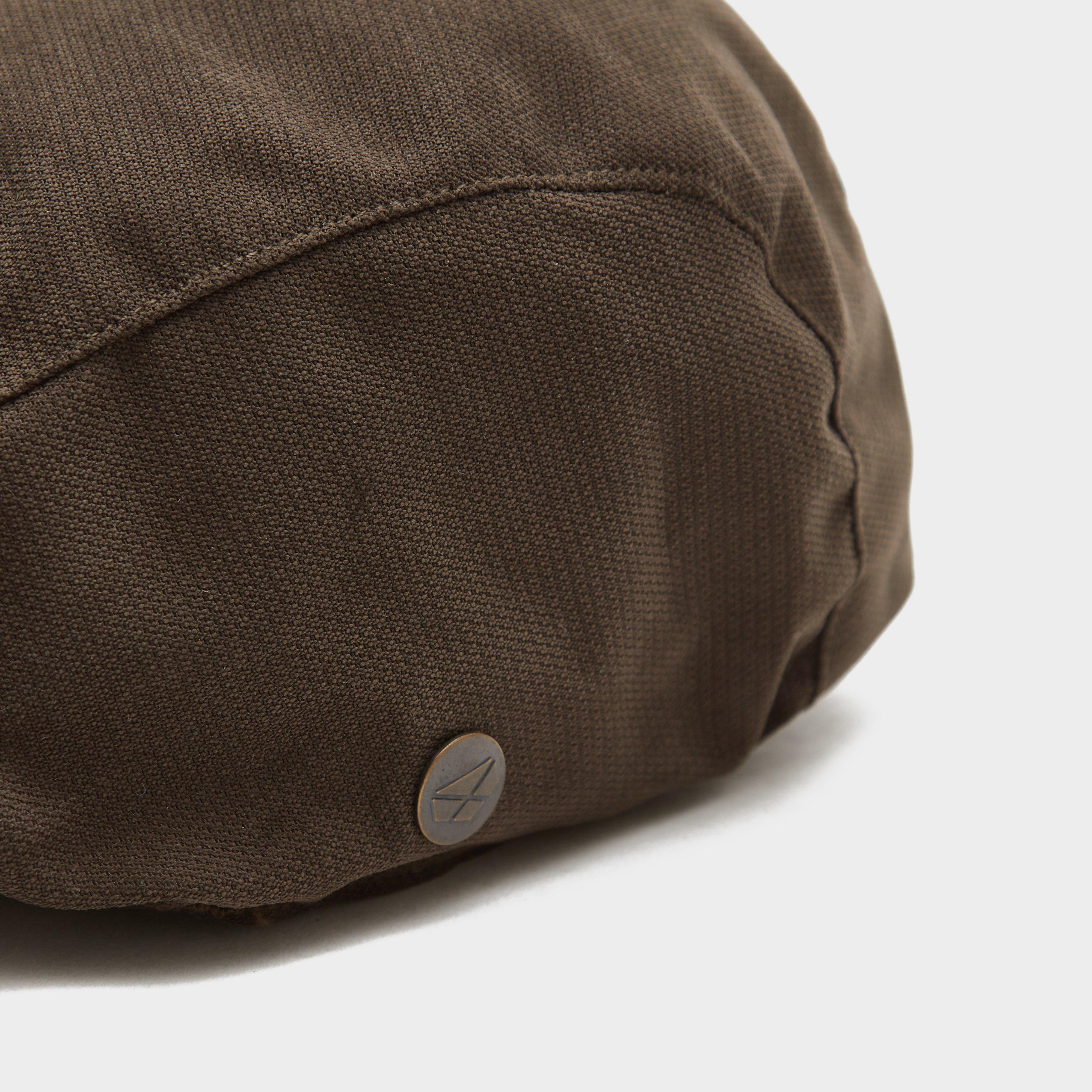 Struther Waterproof Flat Cap Dark Green