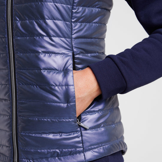 Violet Pearl Gilet Night Shadow