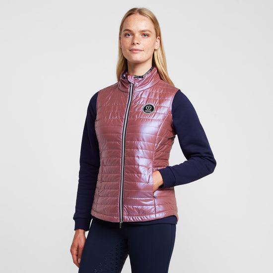Violet Pearl Gilet Violet Rose