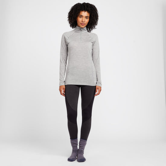 Women’s All Season Merino Long Sleeve 1/4 Zip Baselayer