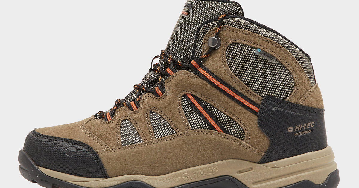 Hi-Tec En’s Banderra Ii Wp Wide Low Rise Hiking Boots, Grey Charcoal Graphite Burnt Orange 51