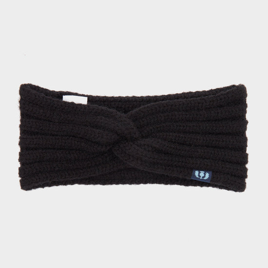 Knotted Headband in Black