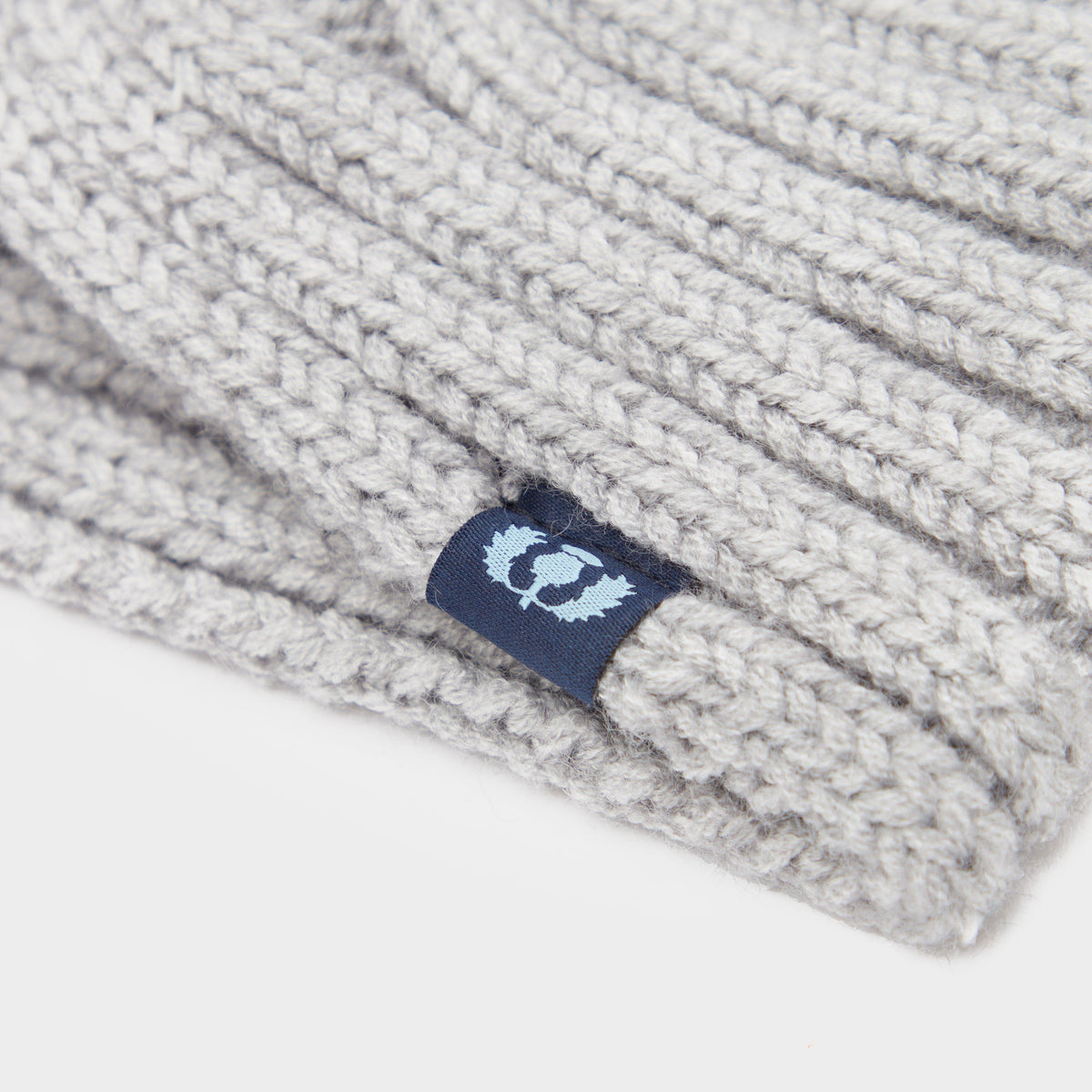 Knotted Headband in Grey Marl