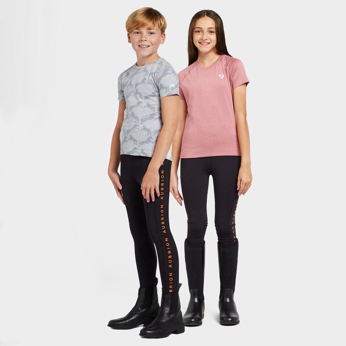 Kids’ Brook Logo Riding Tights