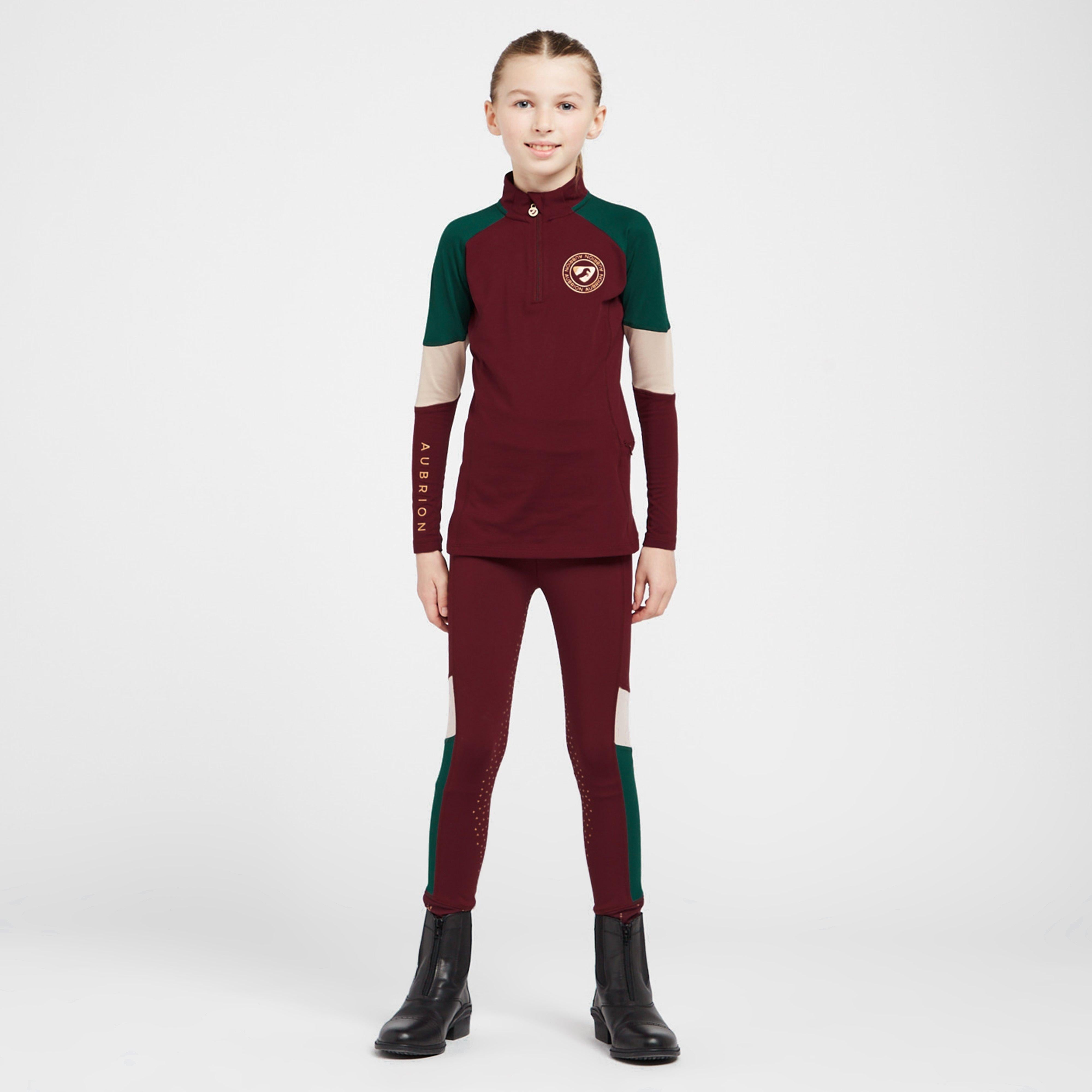 Kids' Newbury Long Sleeved Base Layer Wine
