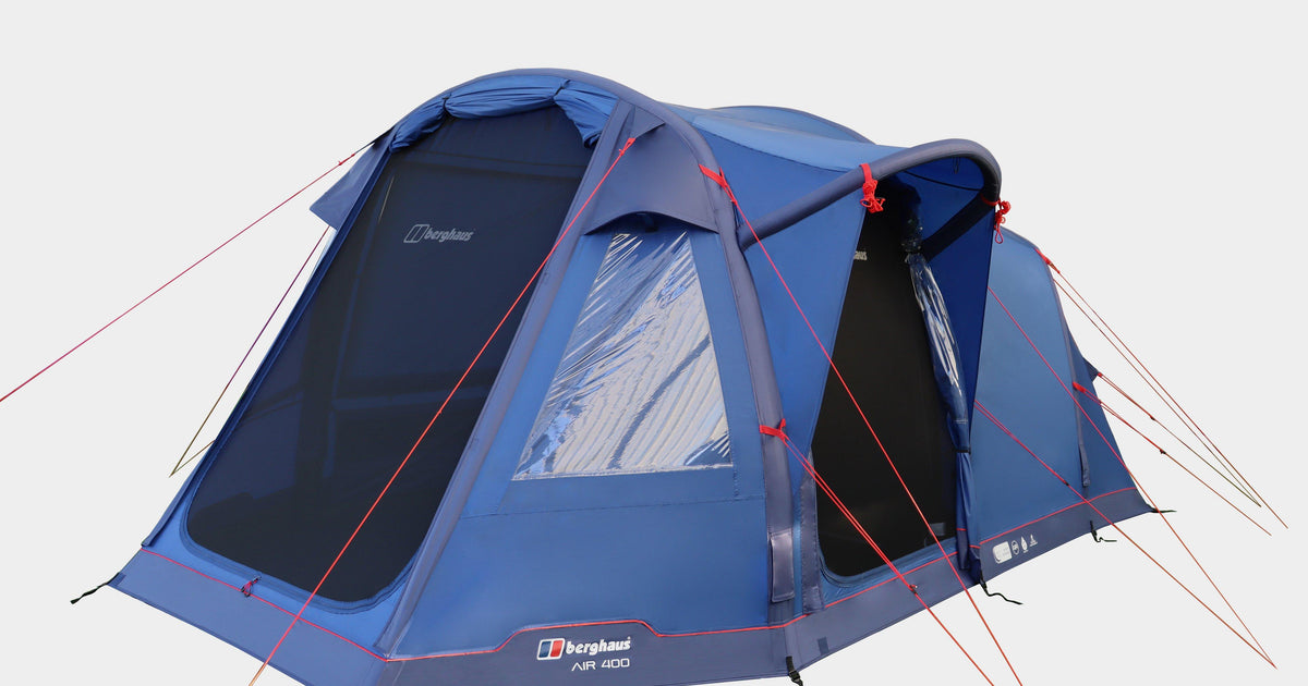 Blue Berghaus Air 400 Nightfall Tent – GO Outdoors