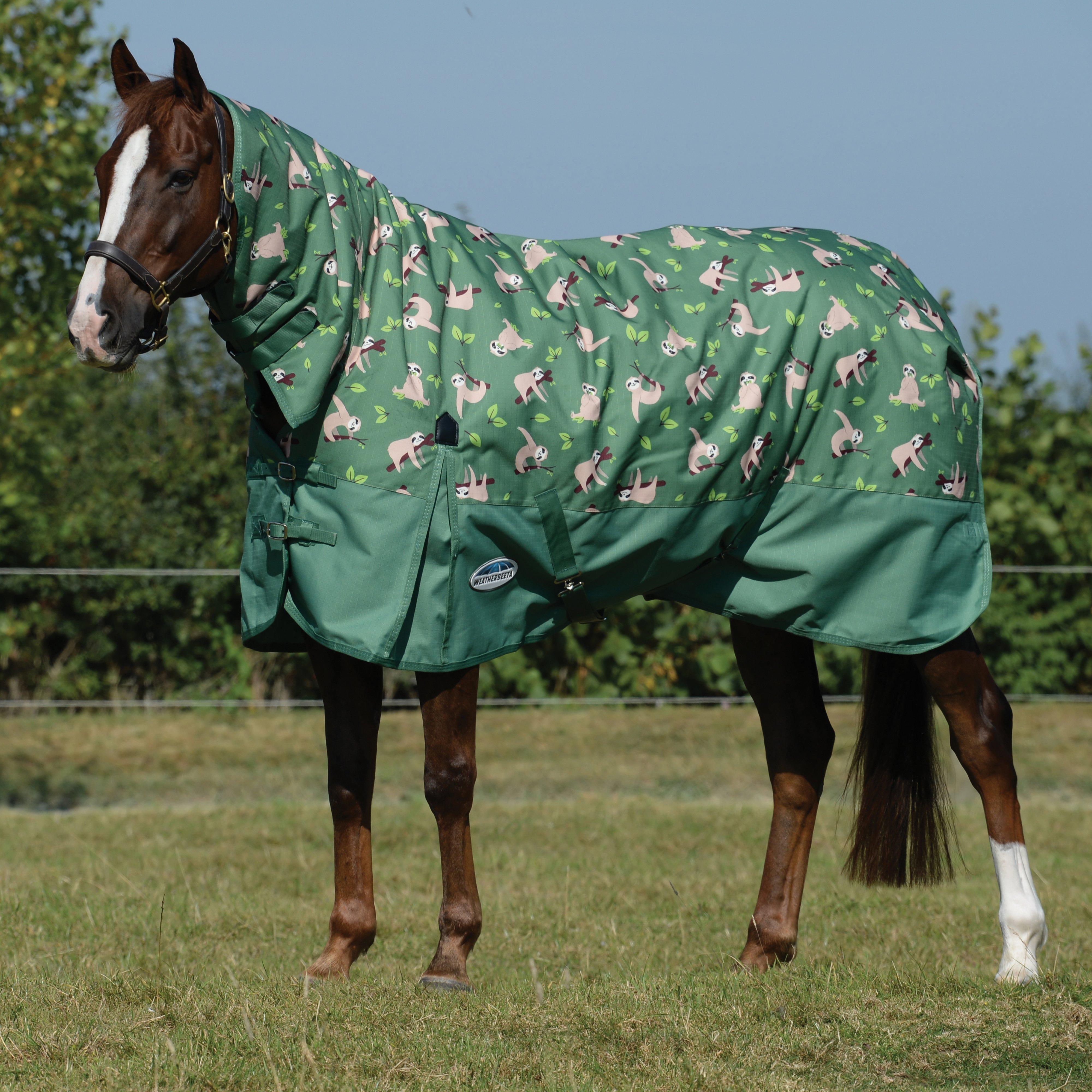 ComFiTec Essential Medium Combo Neck Turnout Rug Sloth
