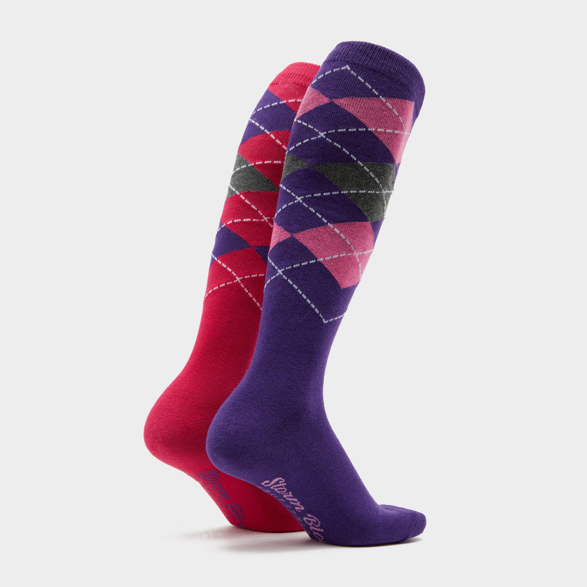 Women’s Equestrian Argyle Socks 2 Pack
