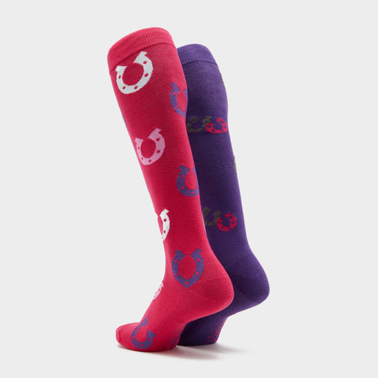 Women’s Horseshoe Socks 2 Pack