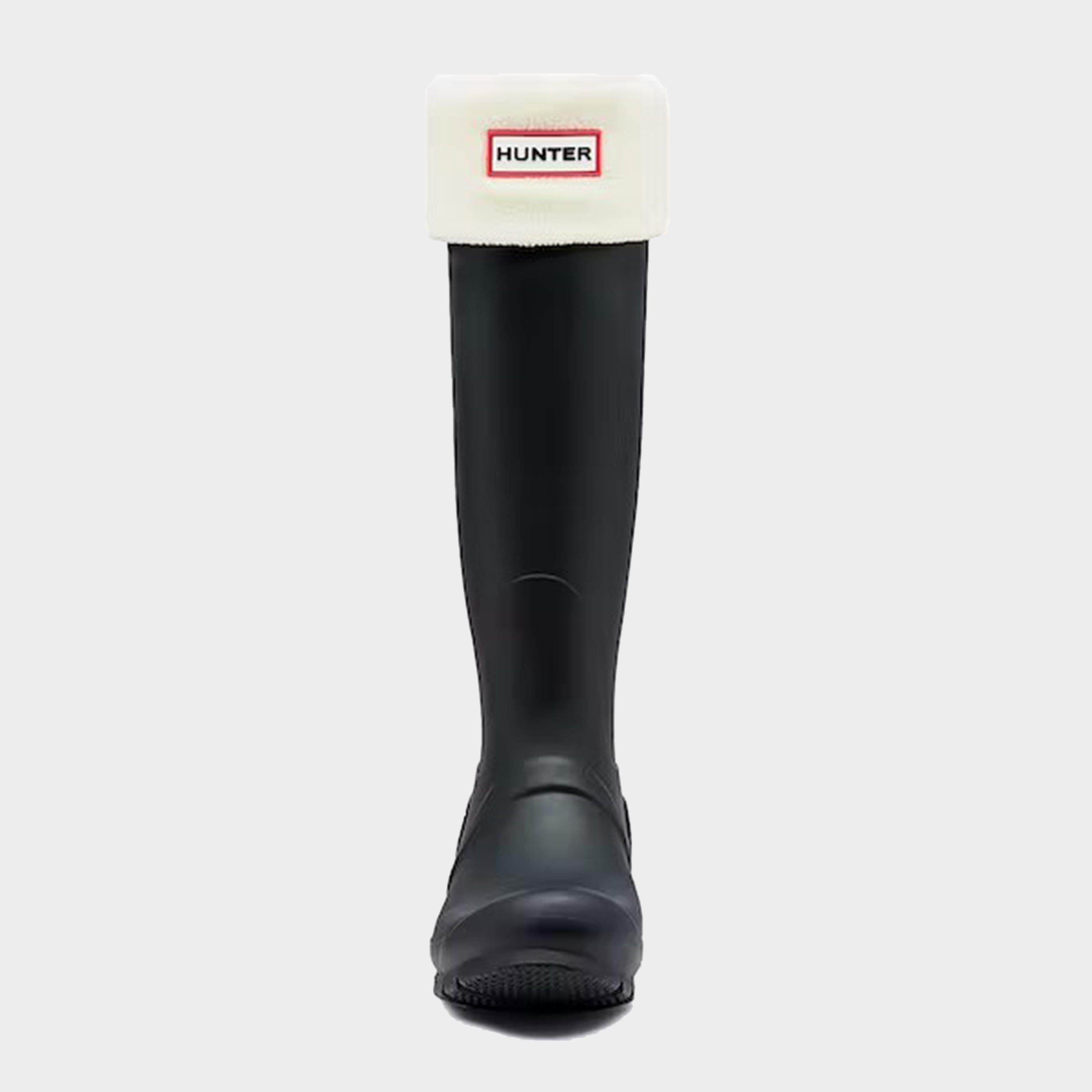 Recycled Fleece Tall Boot Socks White