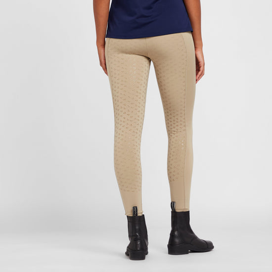 Womens Hudson Riding Tights Beige