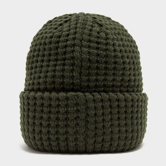 Khaki Waffle Beanie