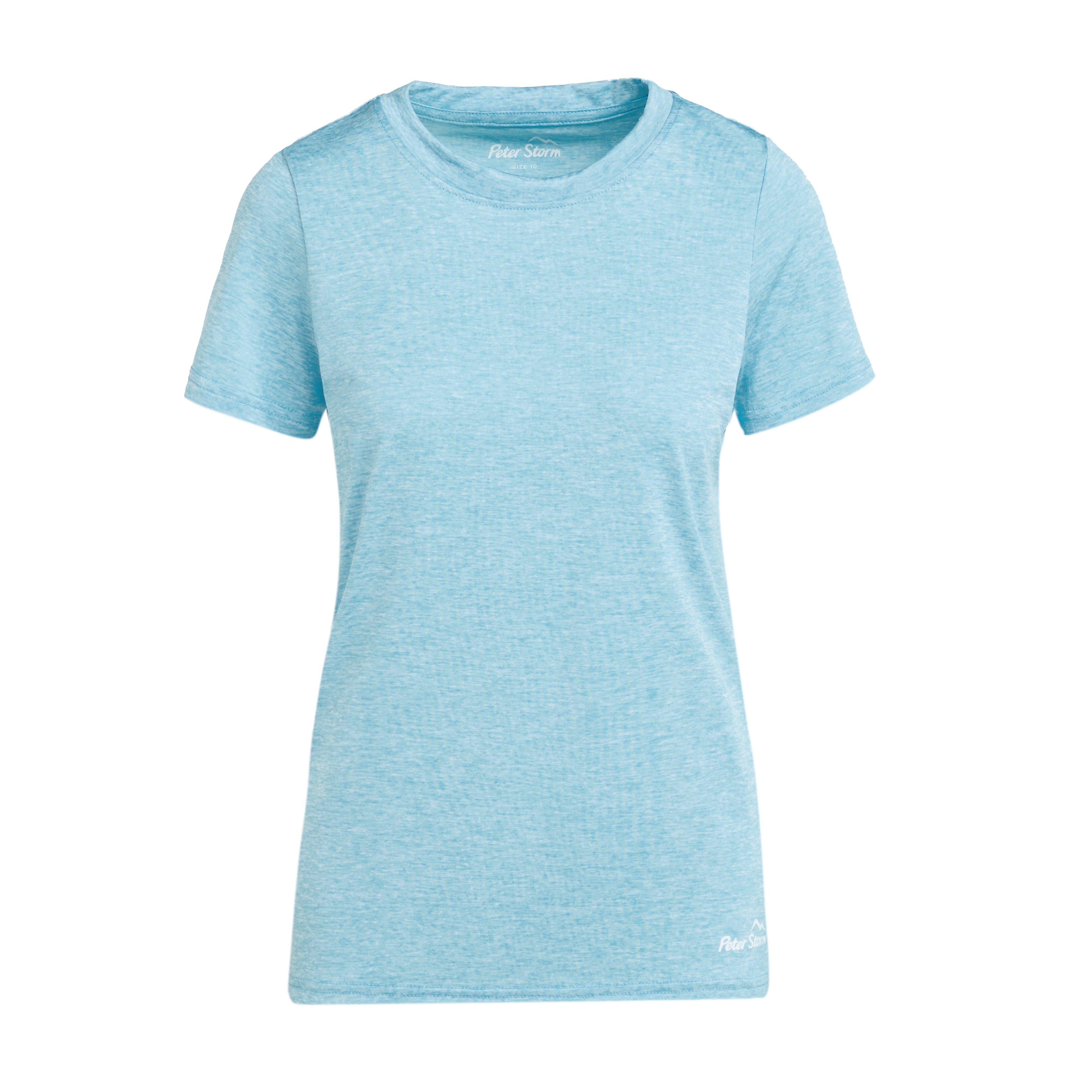 Womens Active Short Sleeve T-Shirt Blue