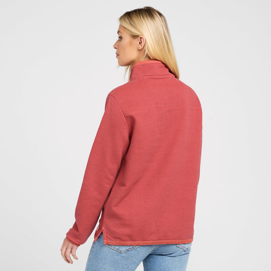 Women's Heavy Piqué Half Zip Pullover