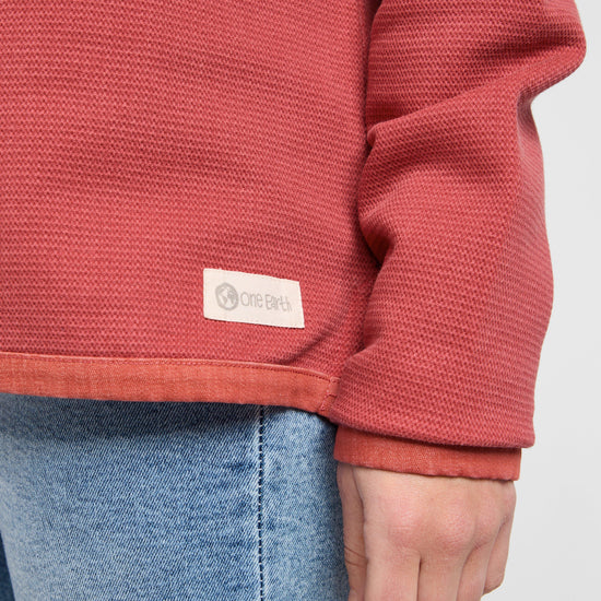 Women's Heavy Piqué Half Zip Pullover