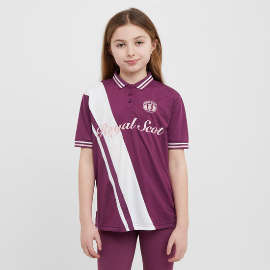 Kids' Nora Team Polo Top Amaranth