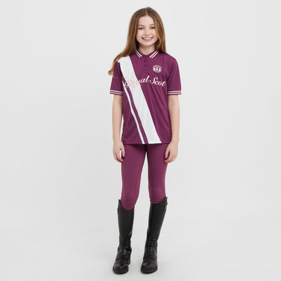 Kids' Nora Team Polo Top Amaranth