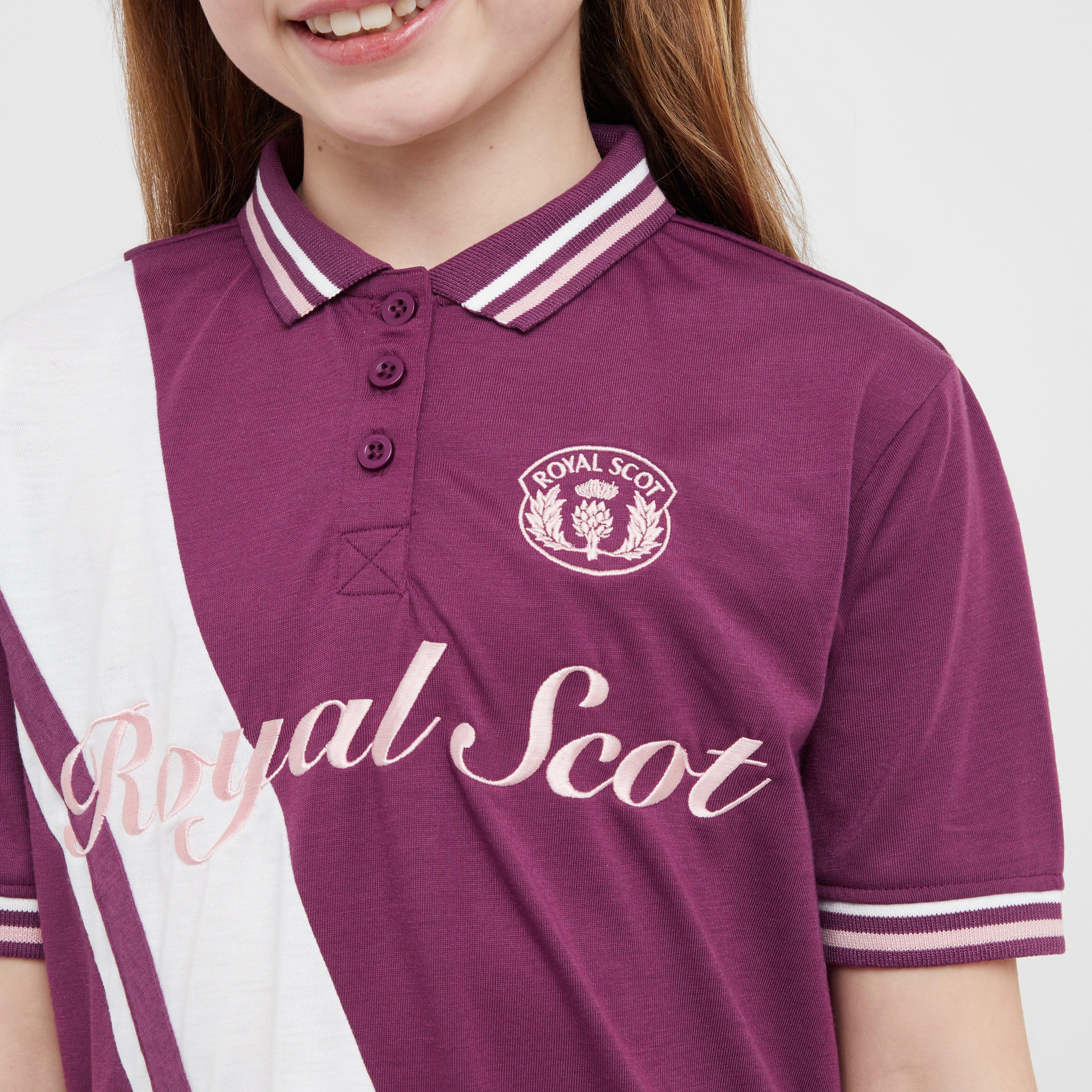 Kids' Nora Team Polo Top Amaranth