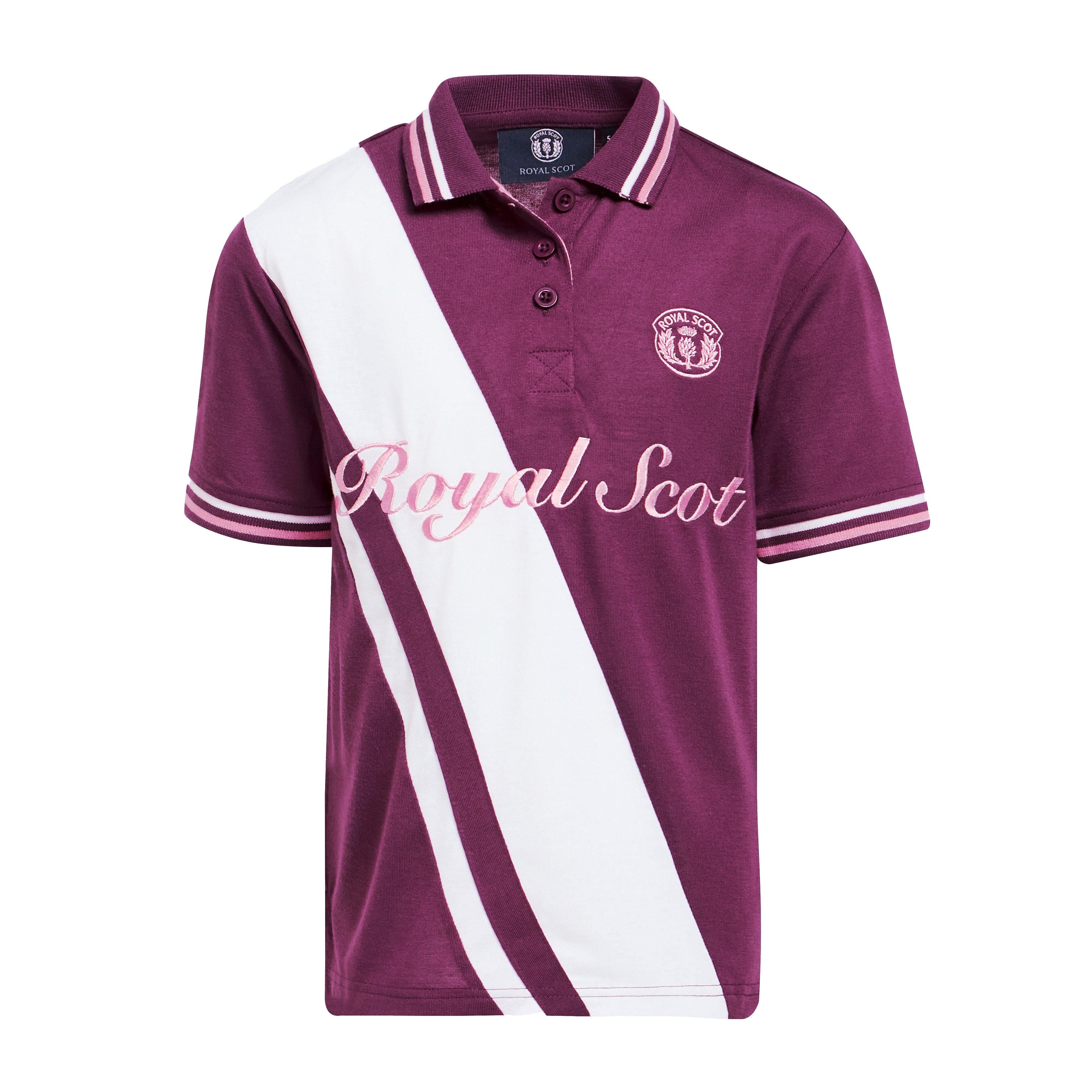 Kids' Nora Team Polo Top Amaranth